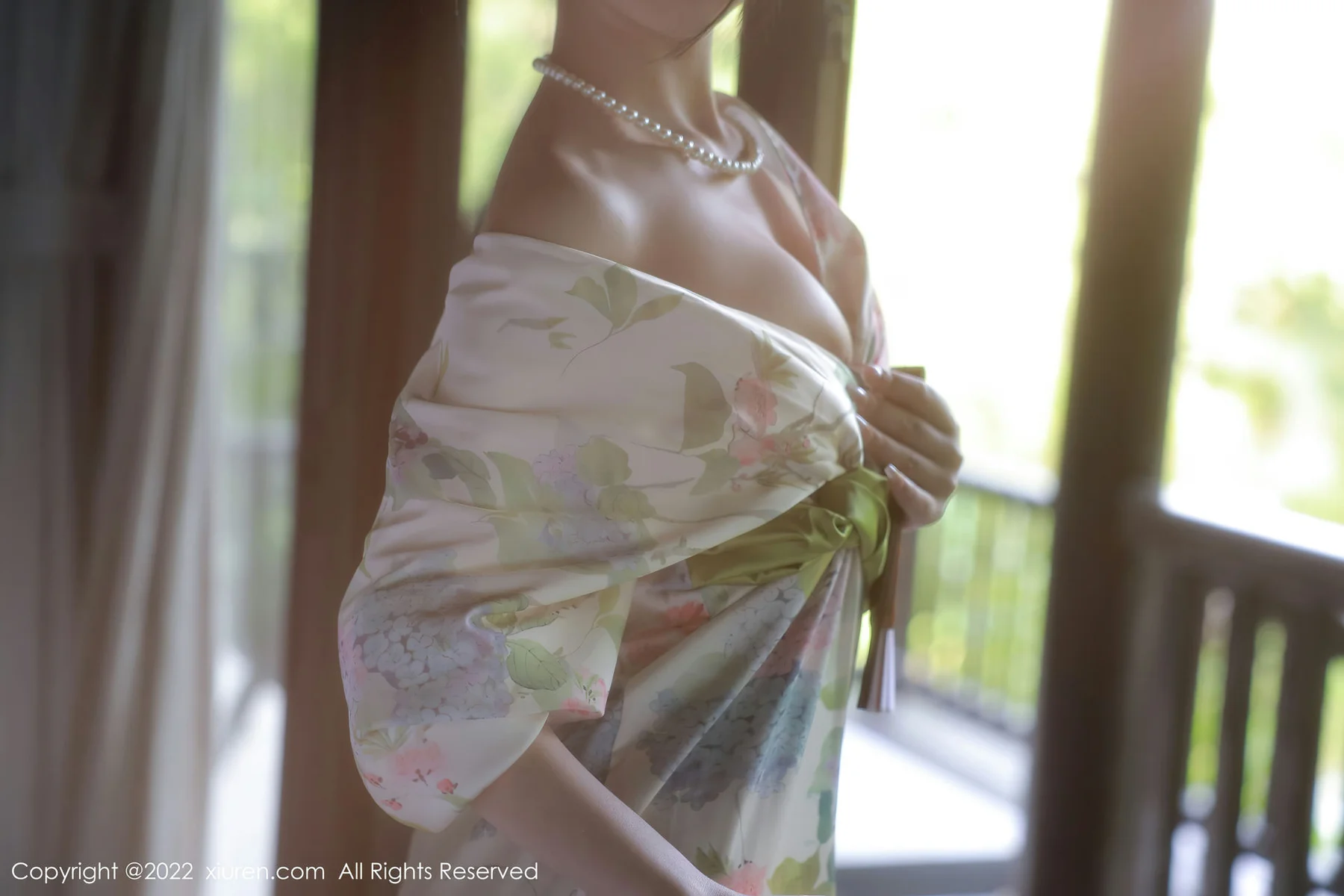 XiuRen 秀人 No.5514 谢晚晚 花纹长裙性感写真2 - 50
