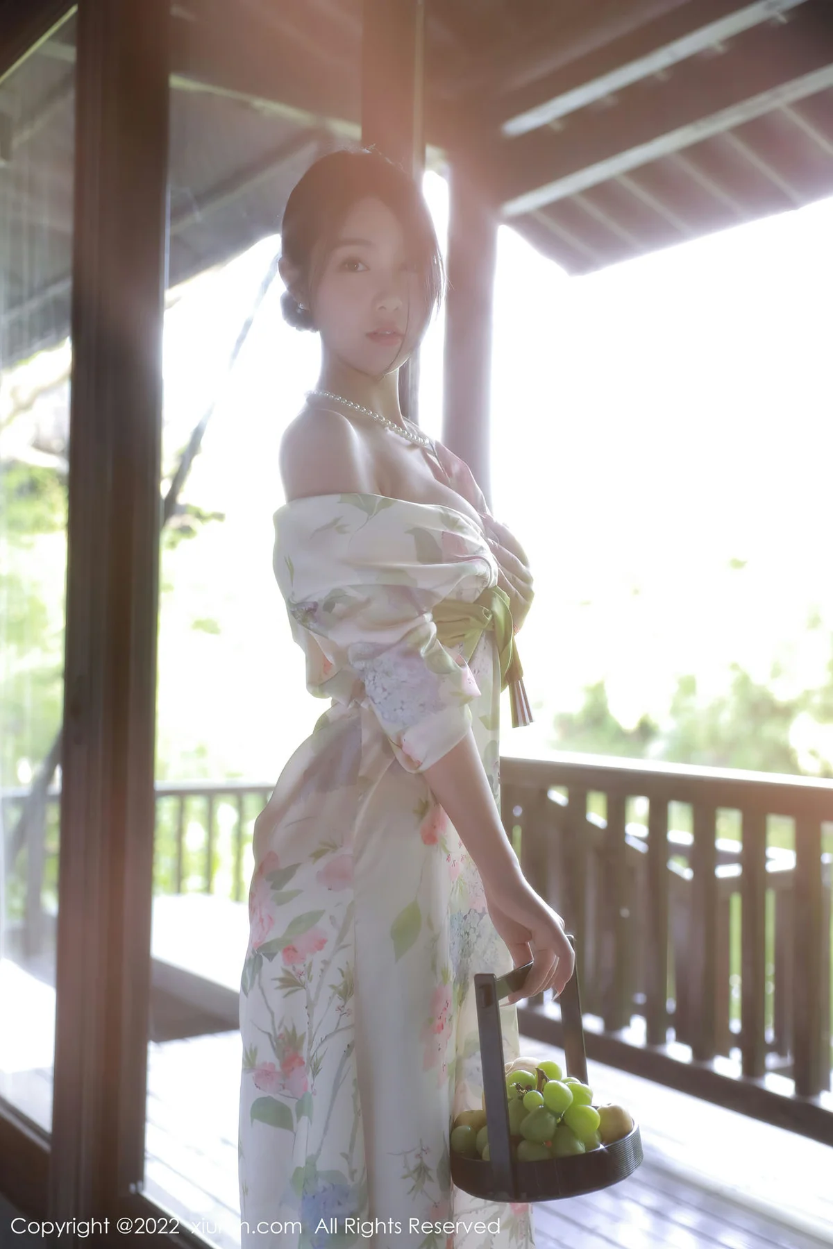 XiuRen 秀人 No.5514 谢晚晚 花纹长裙性感写真2 - 51