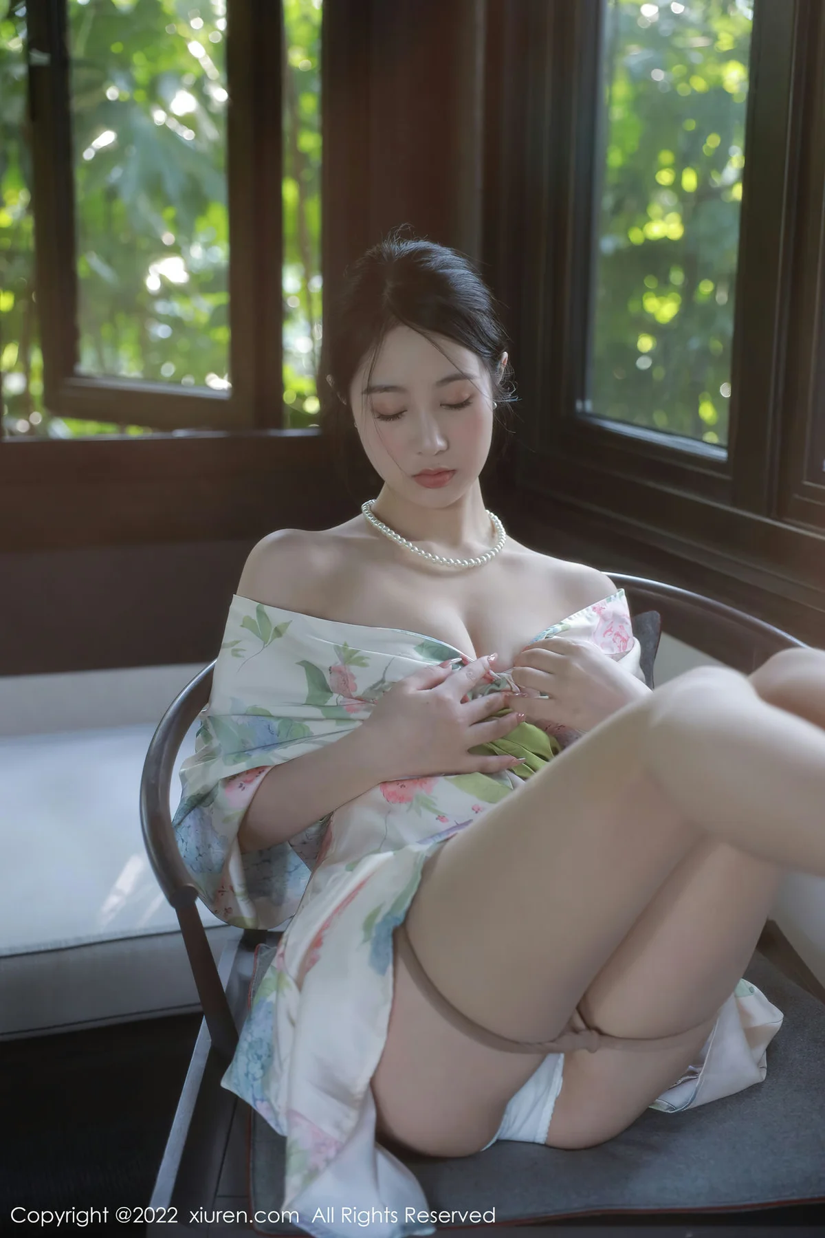 XiuRen 秀人 No.5514 谢晚晚 花纹长裙性感写真2 - 65