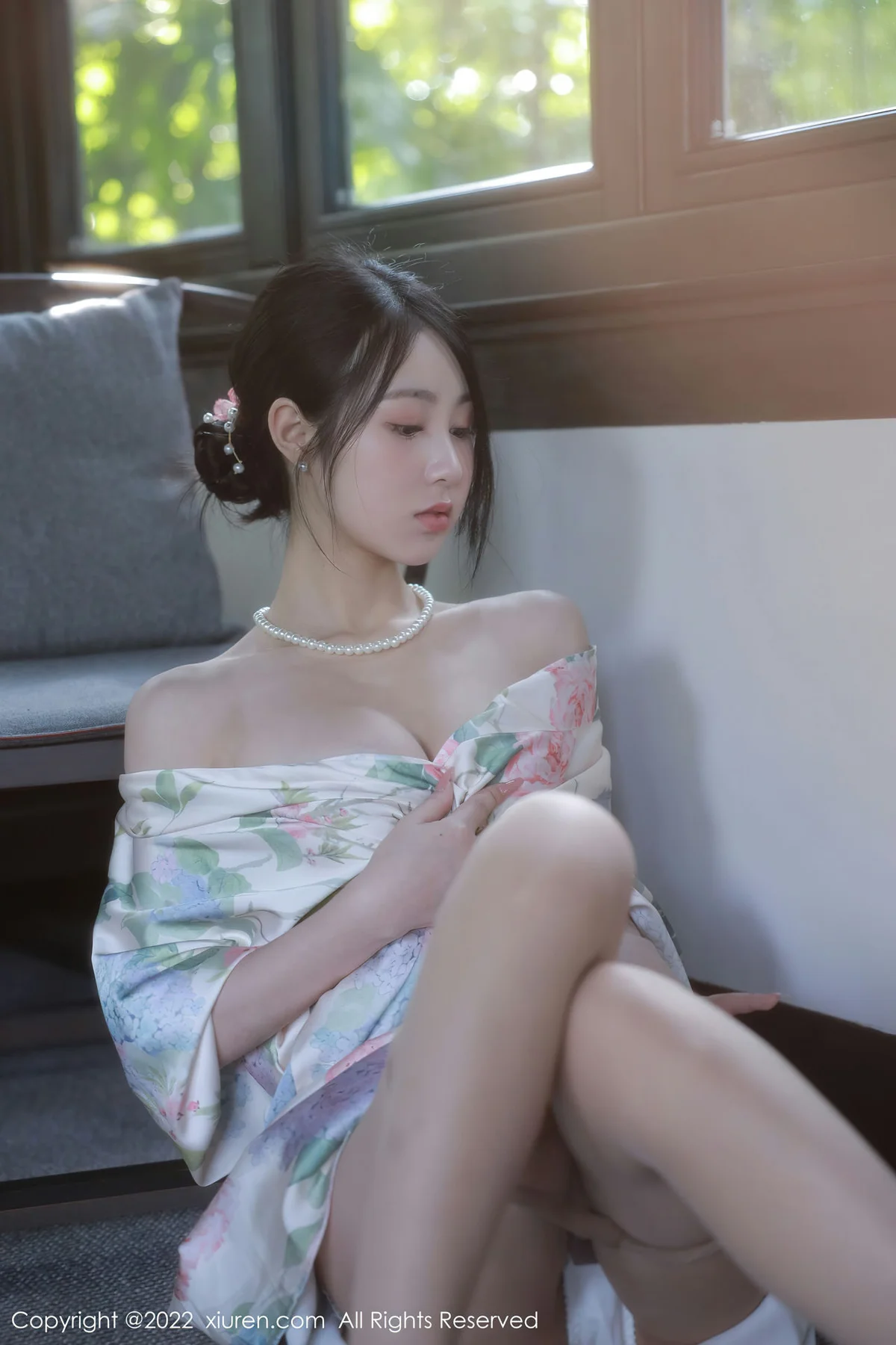 XiuRen 秀人 No.5514 谢晚晚 花纹长裙性感写真2 - 79