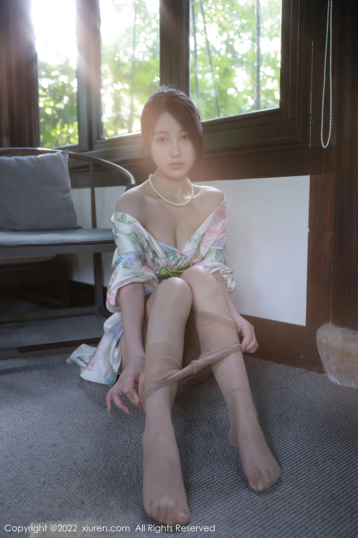 XiuRen 秀人 No.5514 谢晚晚 花纹长裙性感写真2 - 87