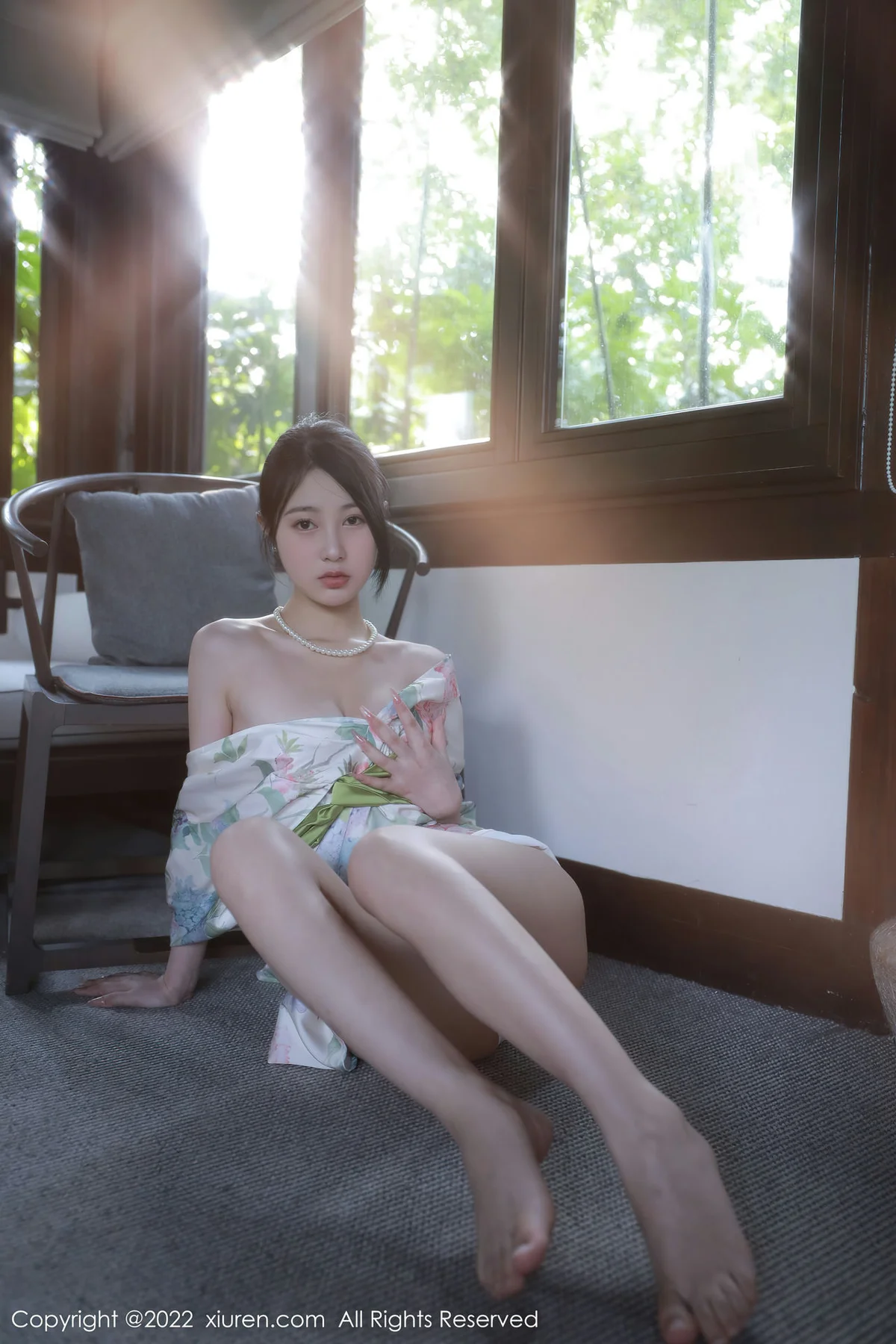 XiuRen 秀人 No.5514 谢晚晚 花纹长裙性感写真2 - 88