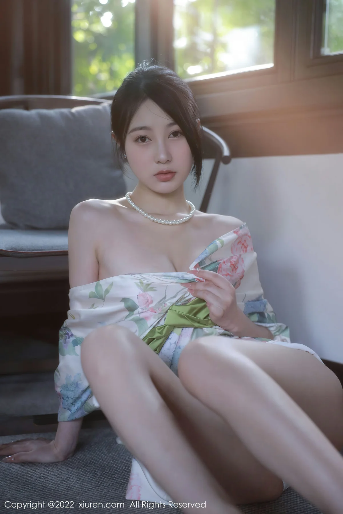 XiuRen 秀人 No.5514 谢晚晚 花纹长裙性感写真2 - 89