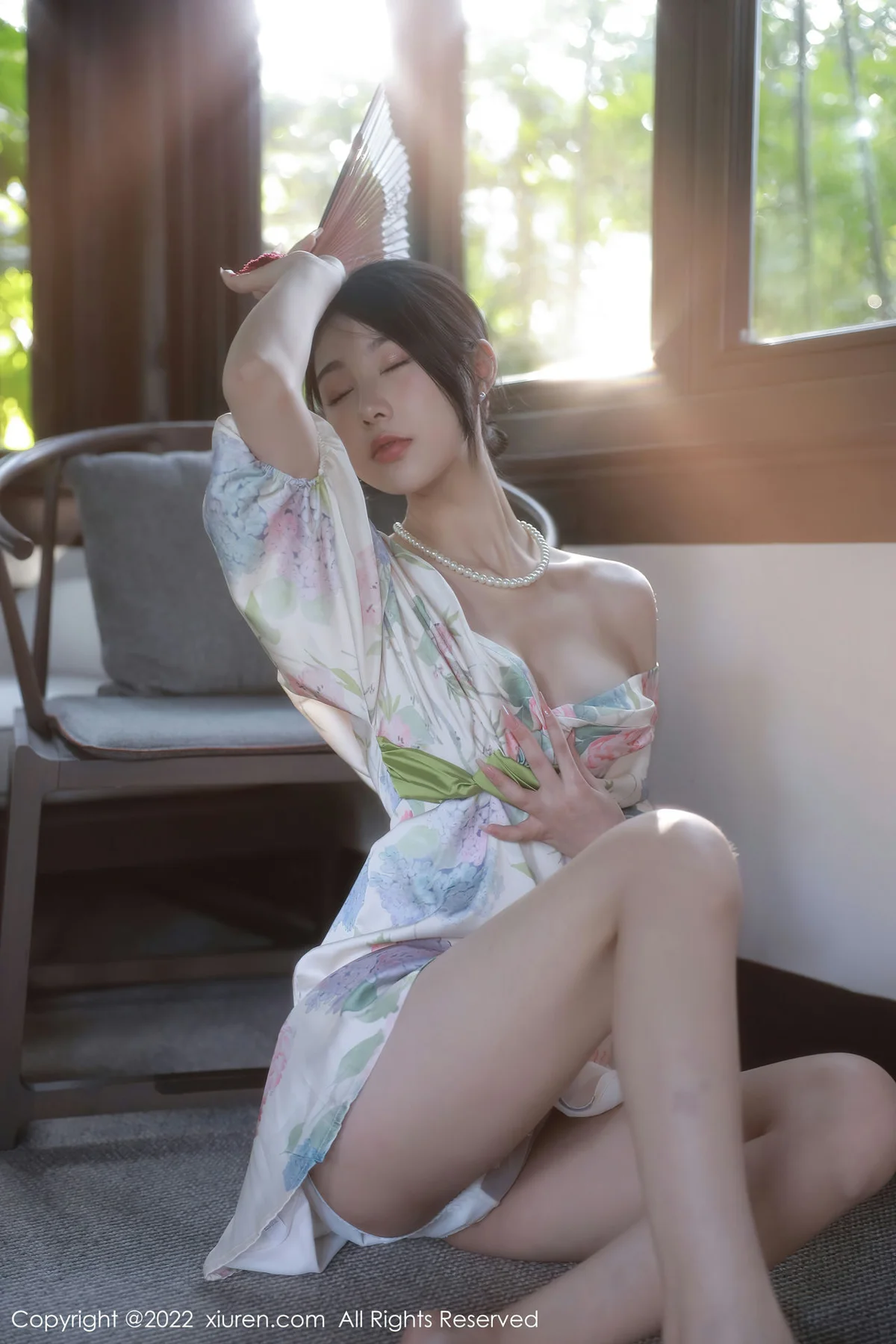 XiuRen 秀人 No.5514 谢晚晚 花纹长裙性感写真2 - 93
