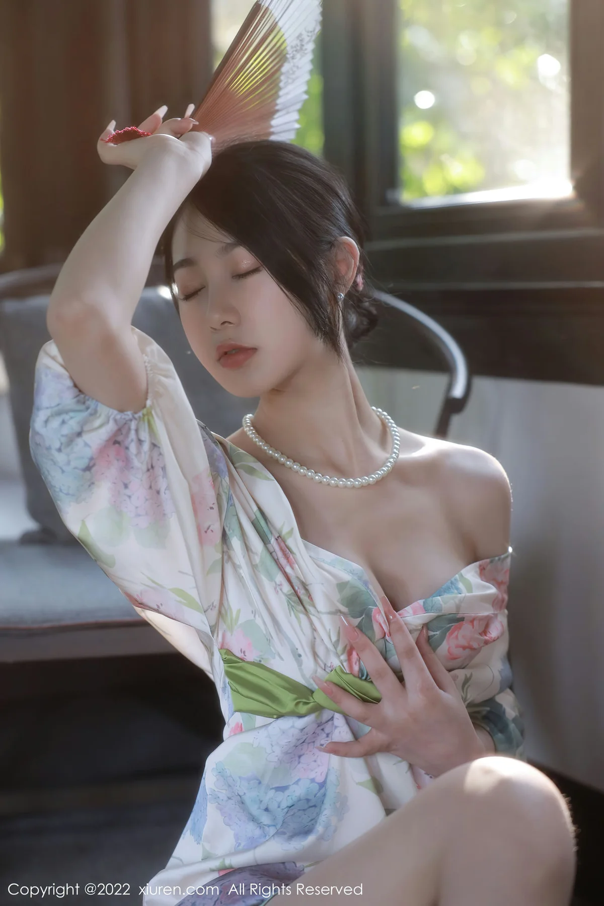 XiuRen 秀人 No.5514 谢晚晚 花纹长裙性感写真2 - 94