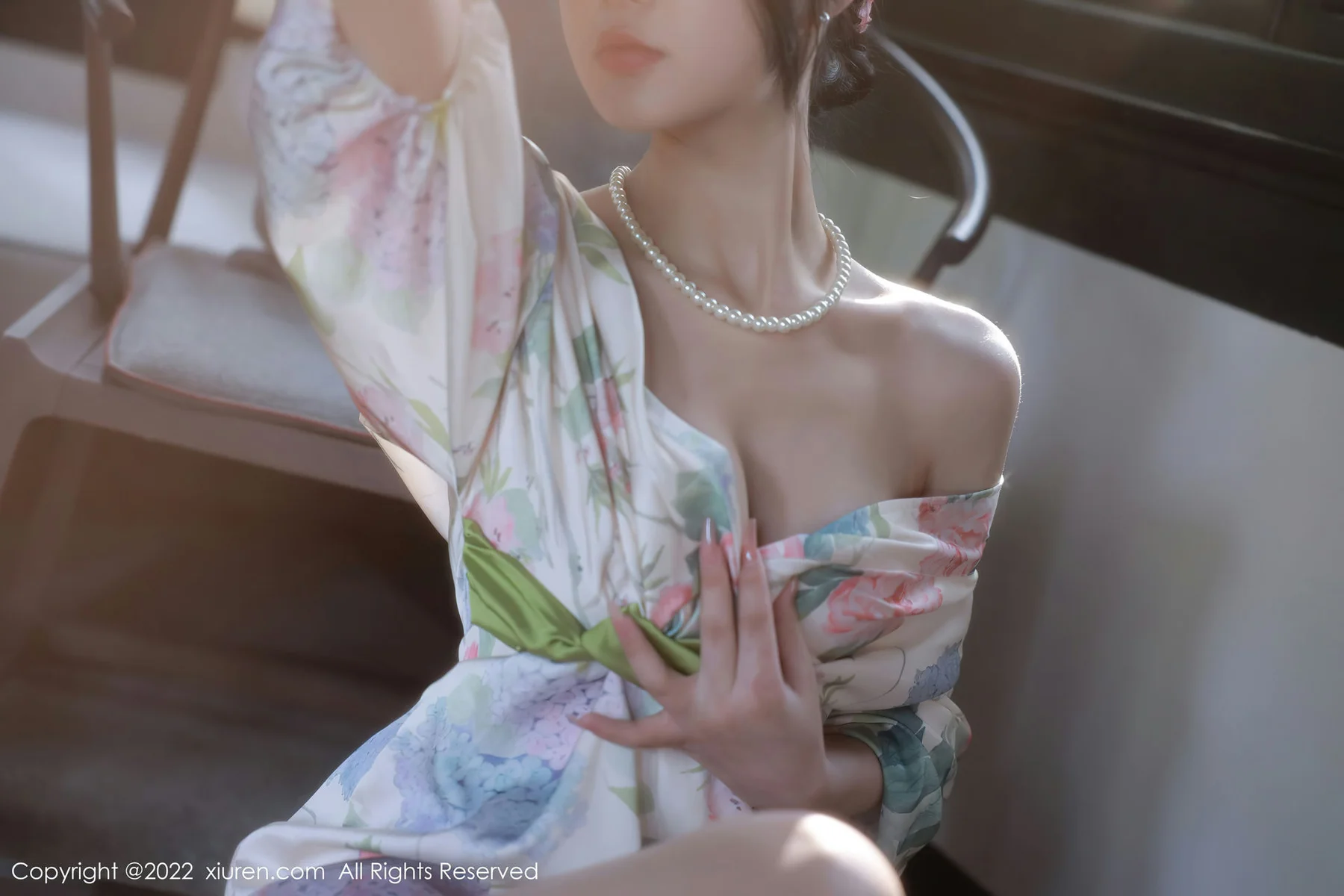XiuRen 秀人 No.5514 谢晚晚 花纹长裙性感写真2 - 95