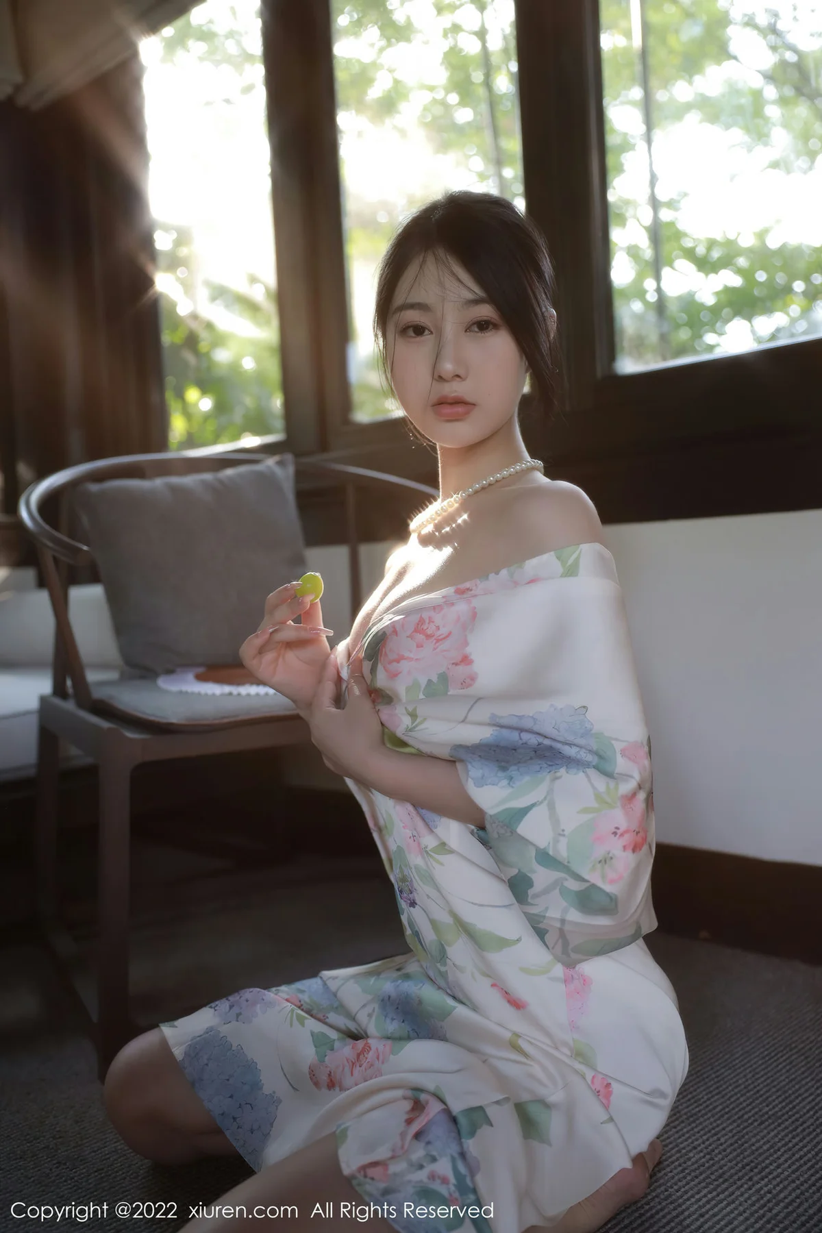 XiuRen 秀人 No.5514 谢晚晚 花纹长裙性感写真2 - 100