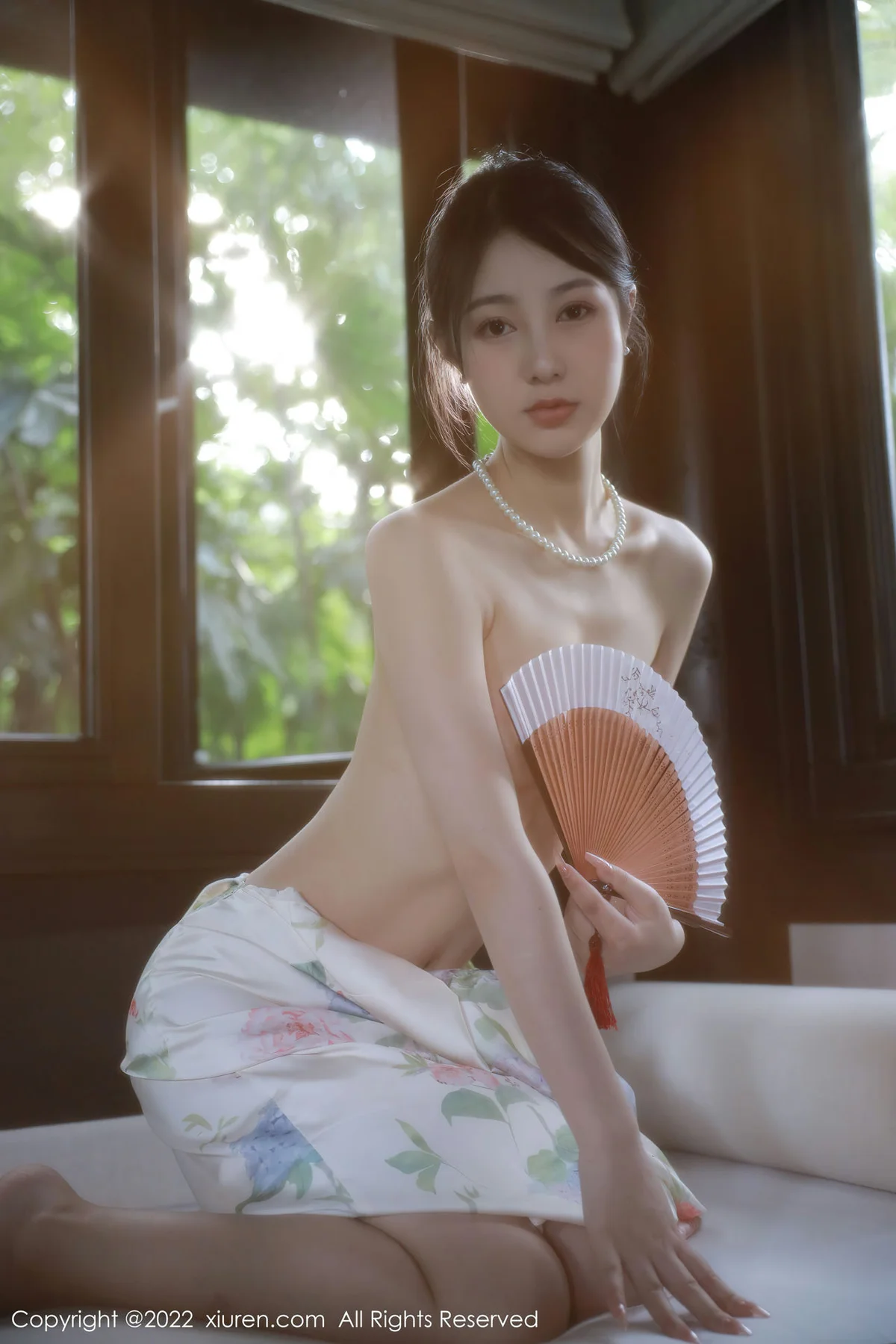 XiuRen 秀人 No.5514 谢晚晚 花纹长裙性感写真2 - 103