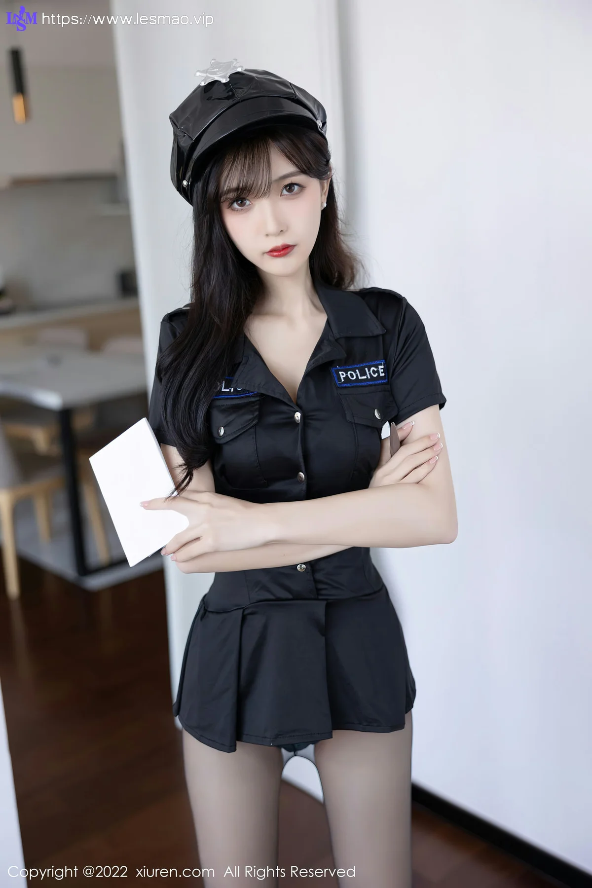 XiuRen 秀人 No.5517 林星阑 黑色制服诱惑性感写真1 - 8