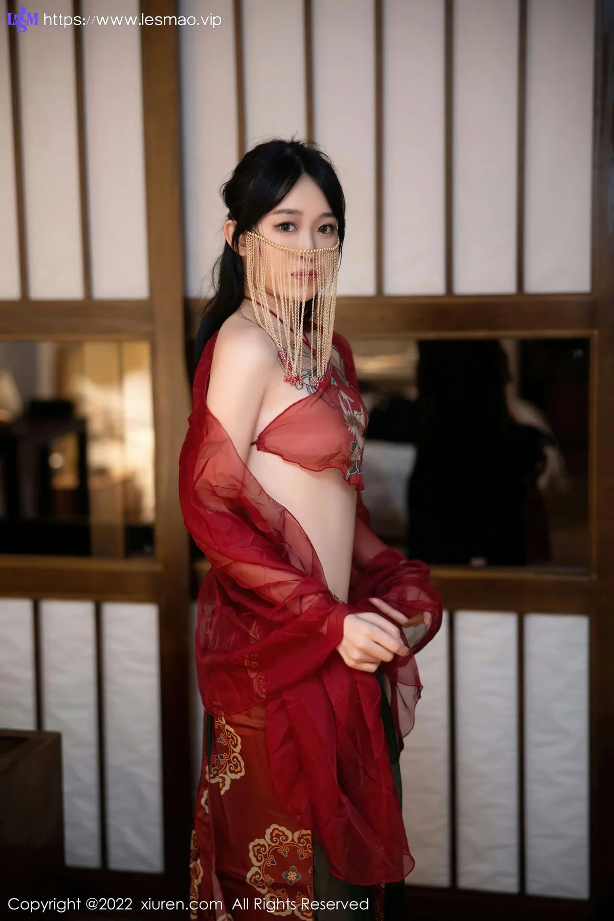 XiuRen 秀人 No.5527 红色古装服饰 奶瓶. 大理旅拍 - 2