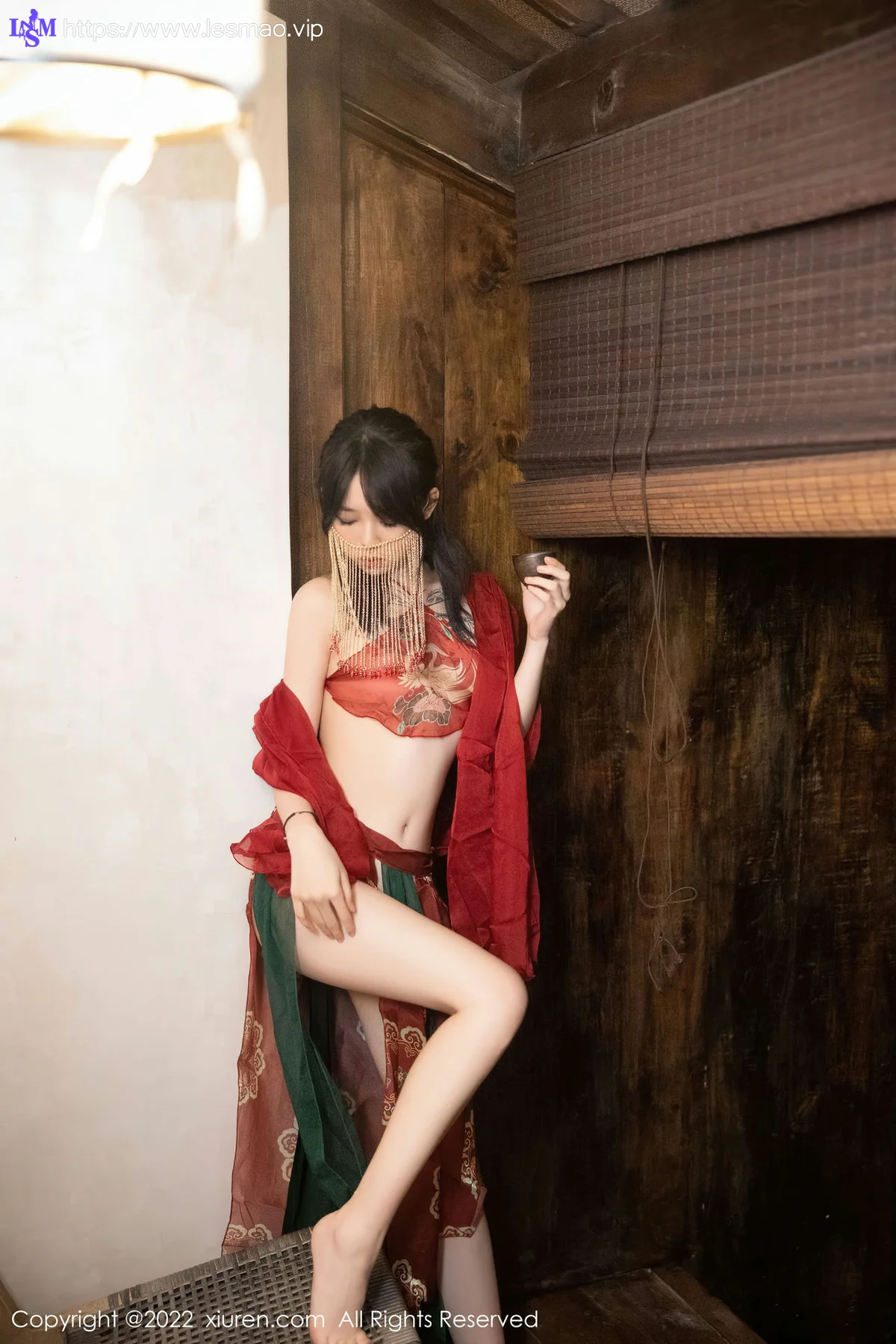 XiuRen 秀人 No.5527 红色古装服饰 奶瓶. 大理旅拍 - 17