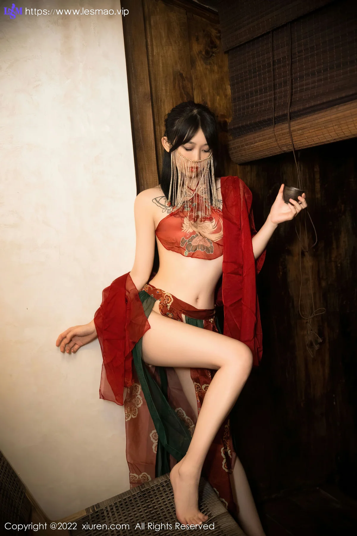 XiuRen 秀人 No.5527 红色古装服饰 奶瓶. 大理旅拍 - 20