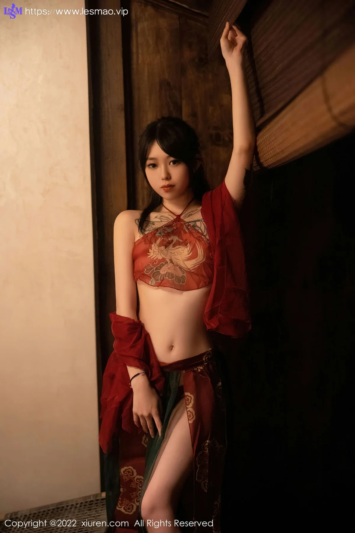 XiuRen 秀人 No.5527 红色古装服饰 奶瓶. 大理旅拍 - 24