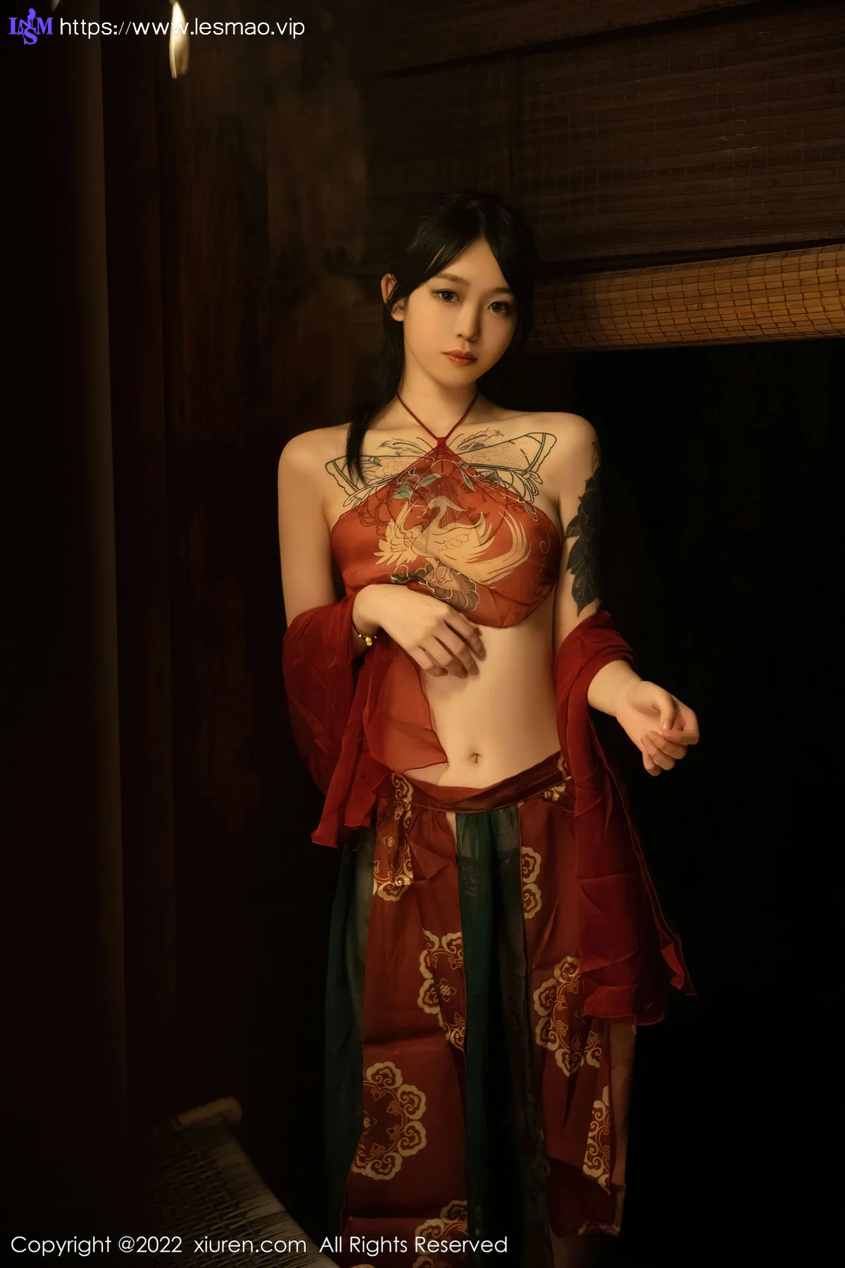 XiuRen 秀人 No.5527 红色古装服饰 奶瓶. 大理旅拍 - 25