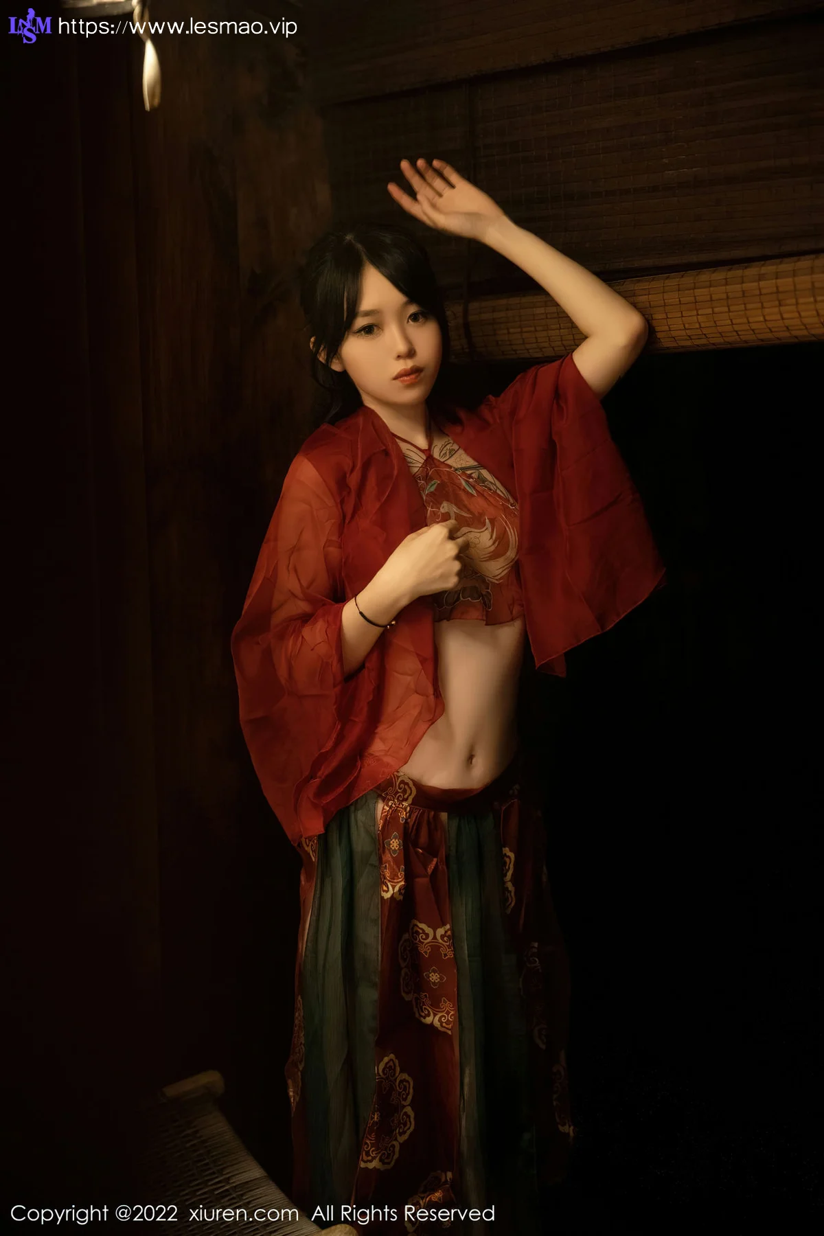 XiuRen 秀人 No.5527 红色古装服饰 奶瓶. 大理旅拍 - 26