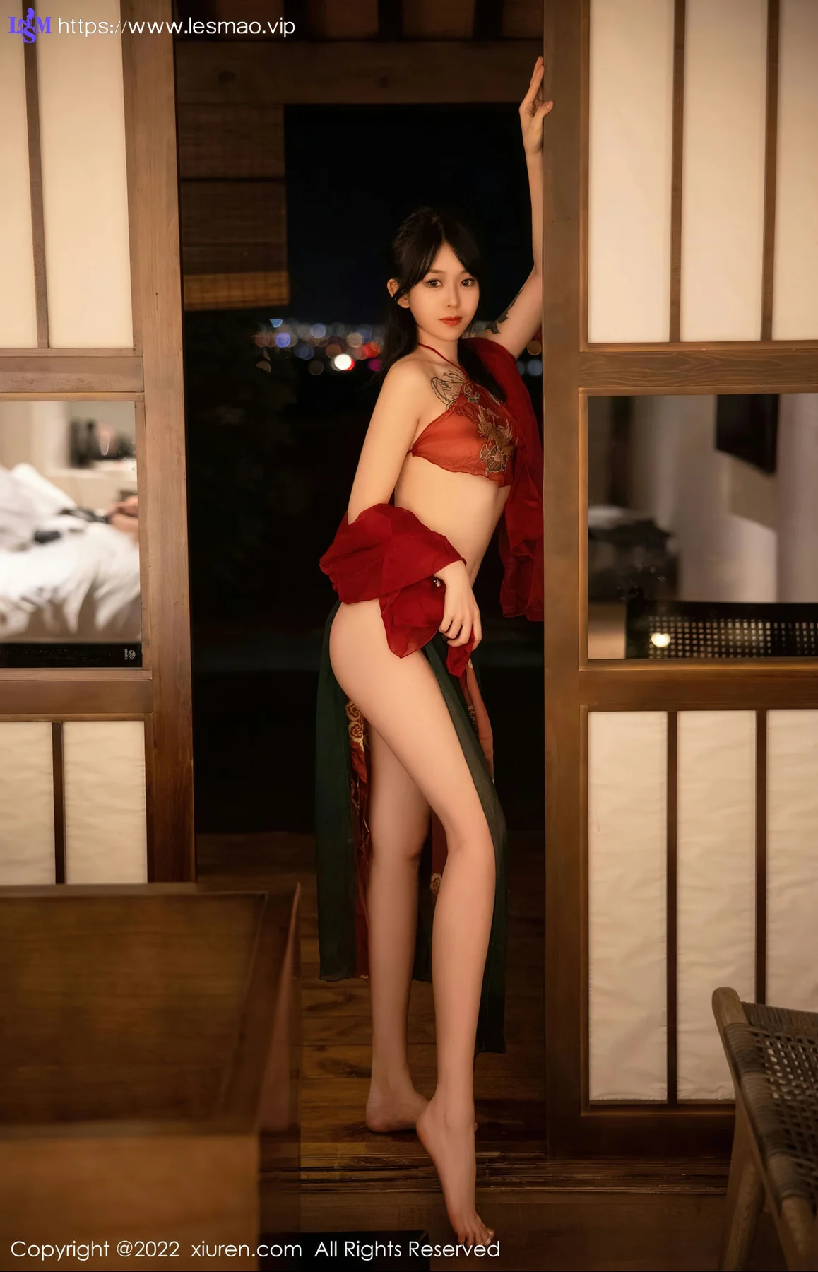 XiuRen 秀人 No.5527 红色古装服饰 奶瓶. 大理旅拍 - 44