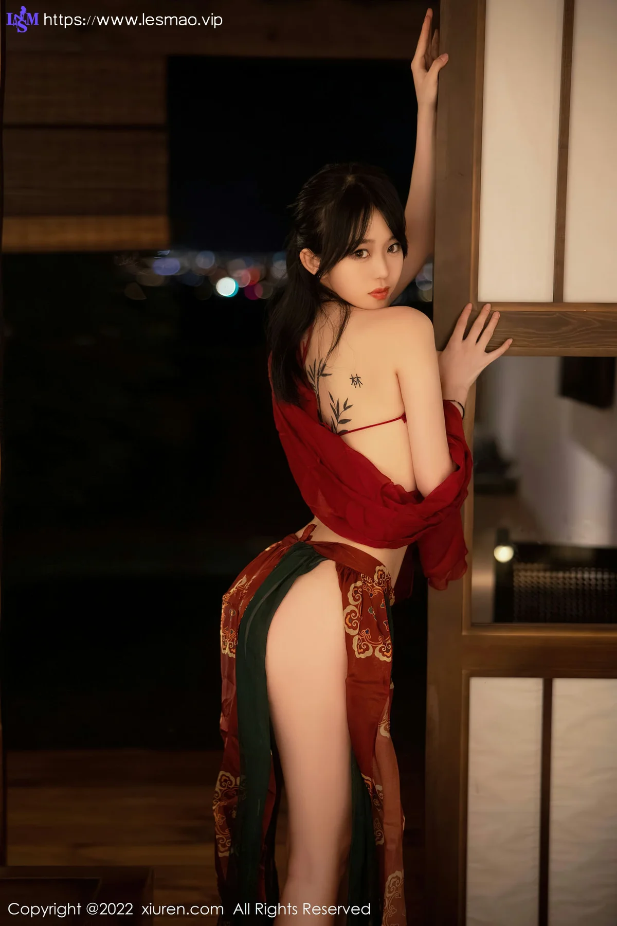 XiuRen 秀人 No.5527 红色古装服饰 奶瓶. 大理旅拍 - 46