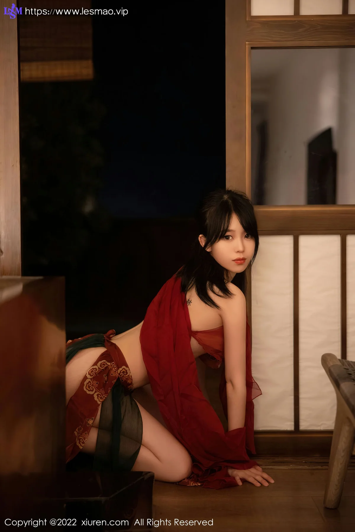 XiuRen 秀人 No.5527 红色古装服饰 奶瓶. 大理旅拍 - 50