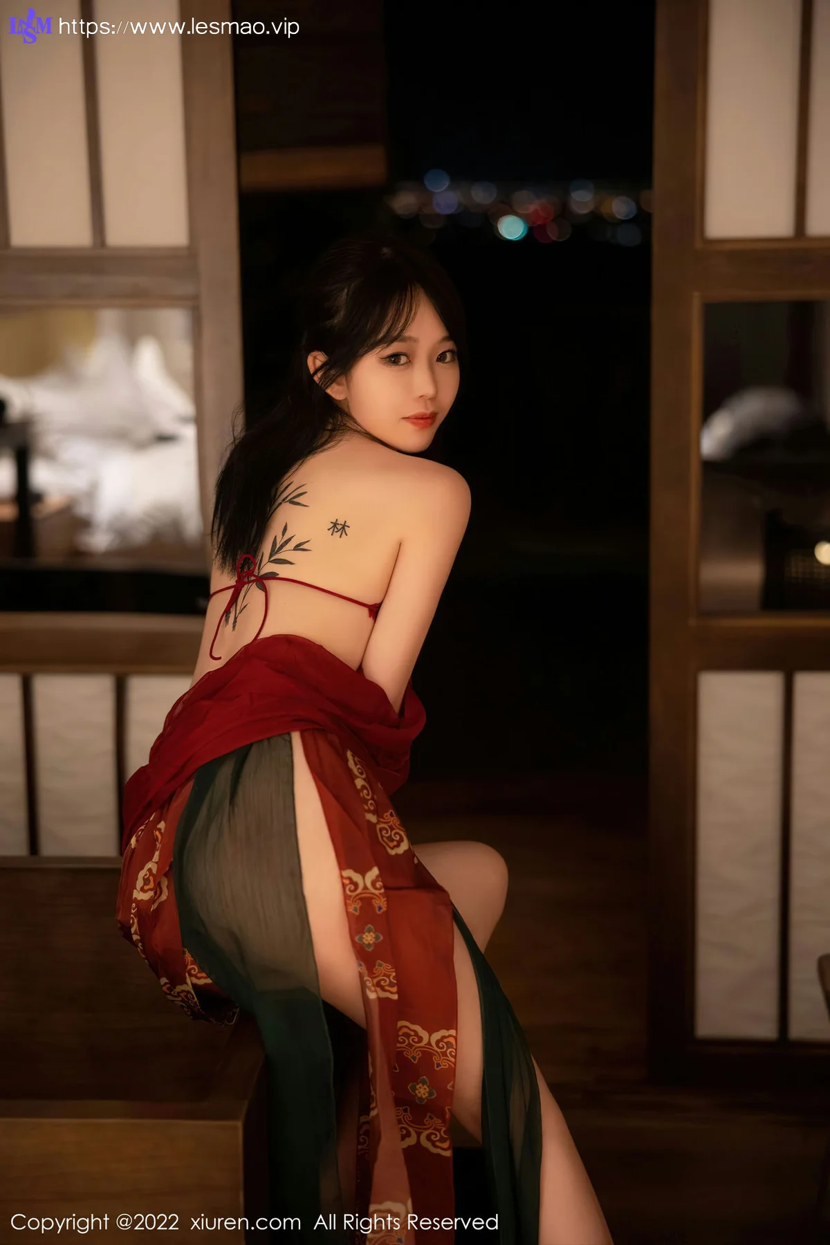 XiuRen 秀人 No.5527 红色古装服饰 奶瓶. 大理旅拍 - 53