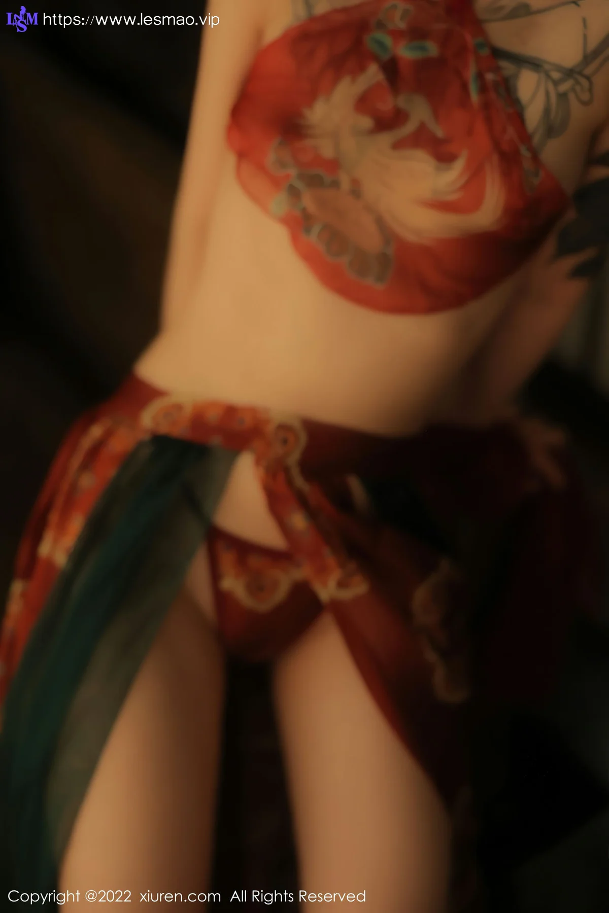XiuRen 秀人 No.5527 红色古装服饰 奶瓶. 大理旅拍 - 56
