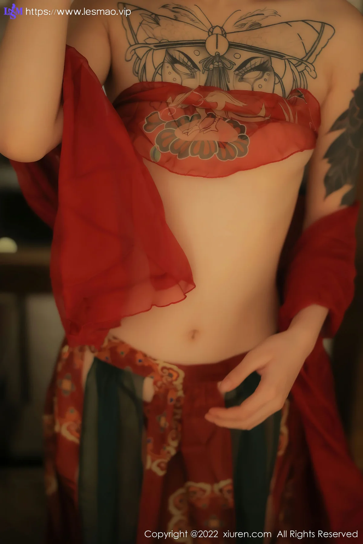 XiuRen 秀人 No.5527 红色古装服饰 奶瓶. 大理旅拍 - 60
