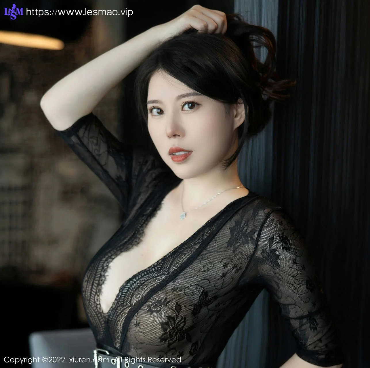 XiuRen 秀人 No.5541 白茹雪网纱连衣短裙 性感写真1 - 59