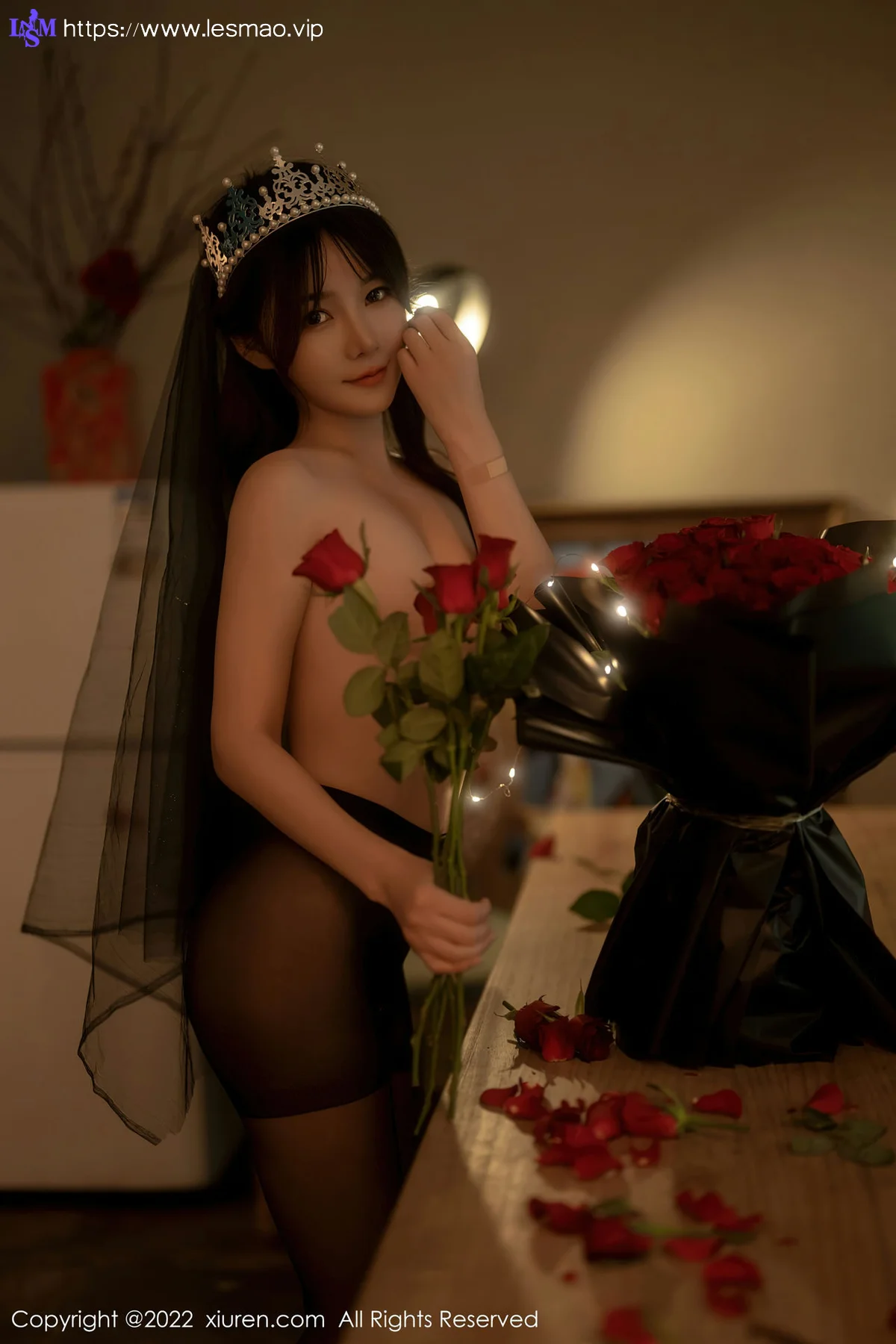 XiuRen 秀人 No.5552 魅惑黑丝 婠婠么 性感写真3 - 15