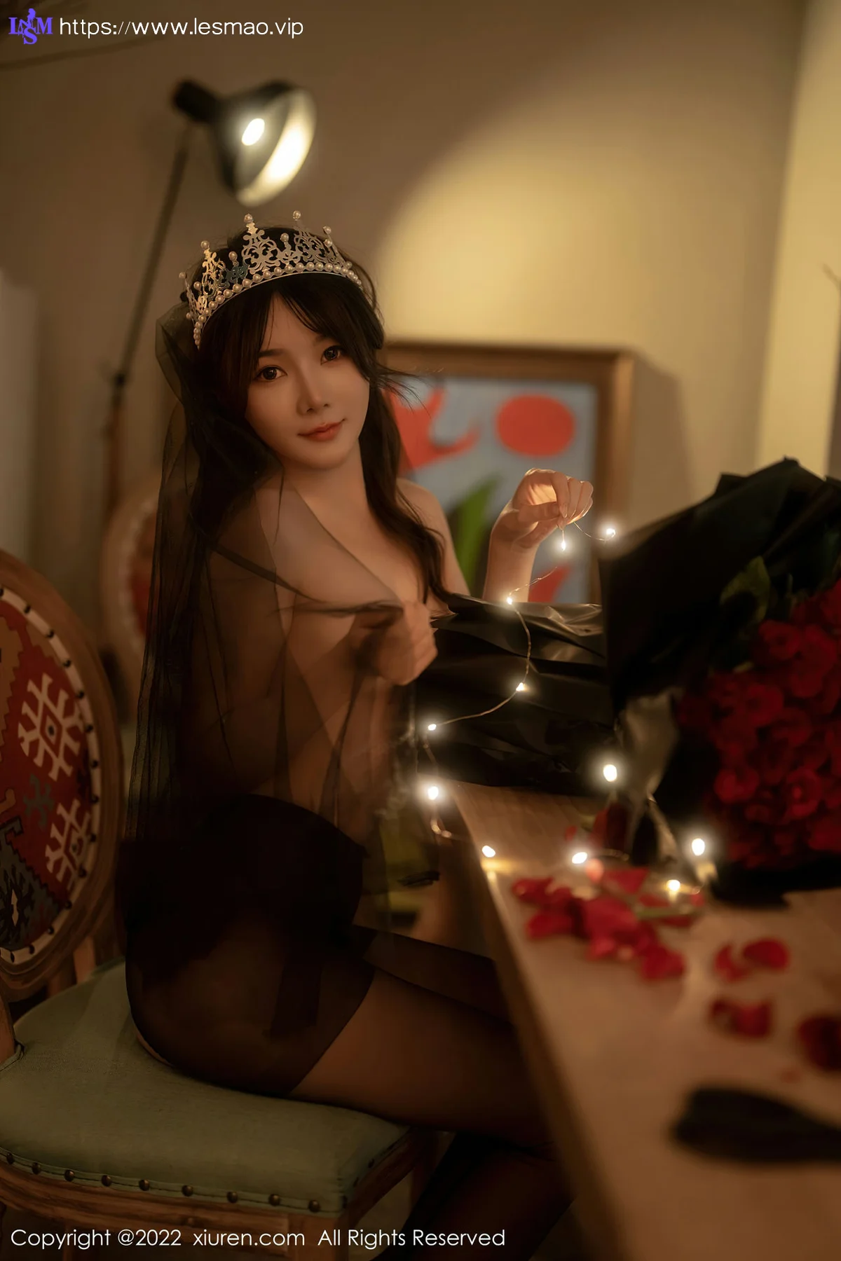 XiuRen 秀人 No.5552 魅惑黑丝 婠婠么 性感写真3 - 19