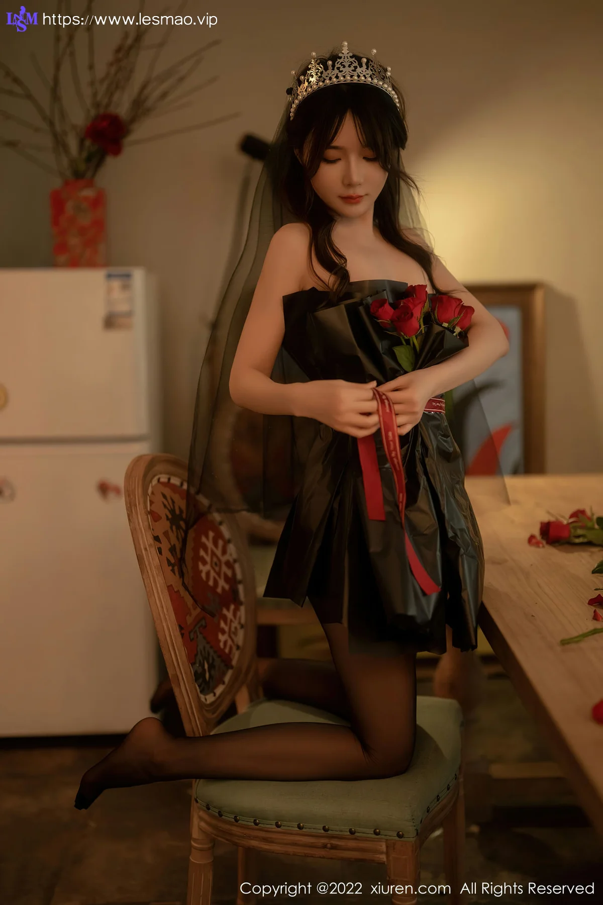 XiuRen 秀人 No.5552 魅惑黑丝 婠婠么 性感写真3 - 29