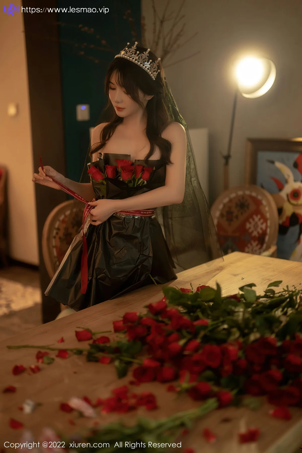 XiuRen 秀人 No.5552 魅惑黑丝 婠婠么 性感写真3 - 32