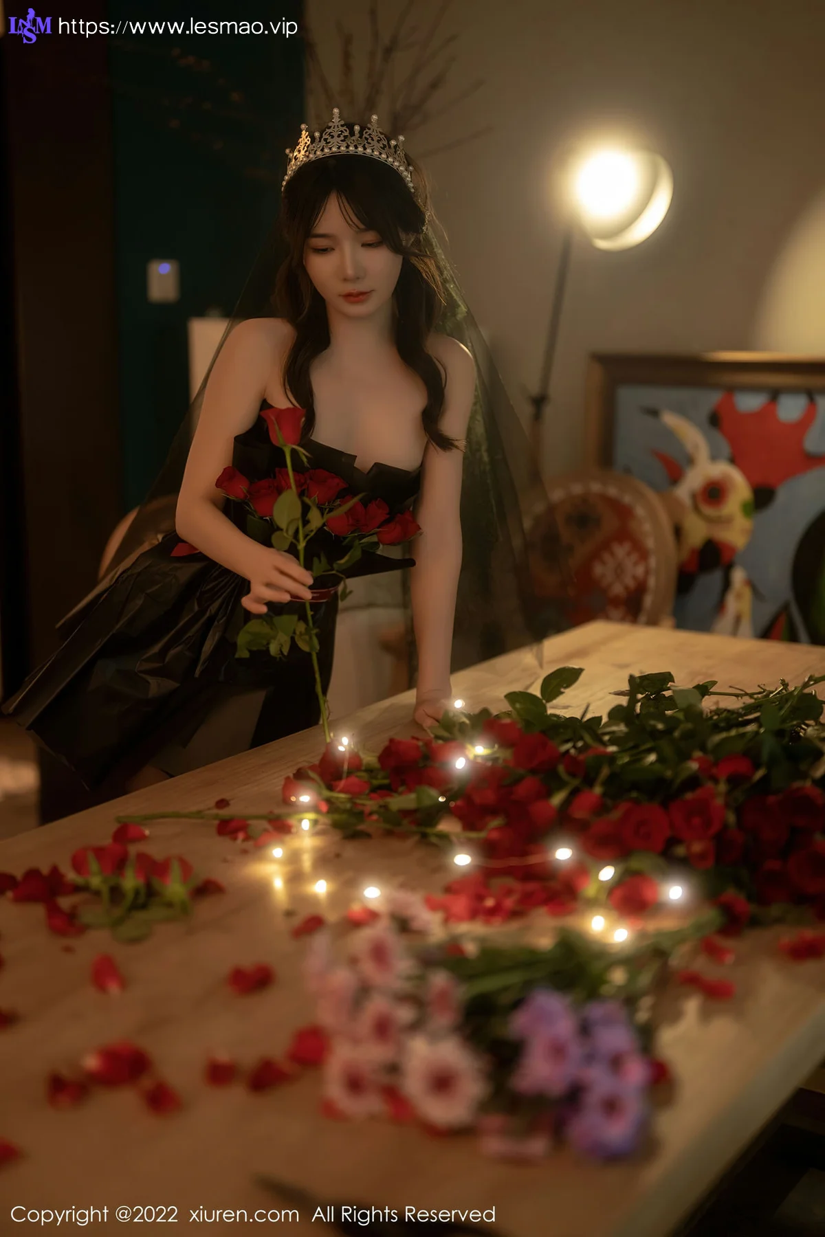 XiuRen 秀人 No.5552 魅惑黑丝 婠婠么 性感写真3 - 34