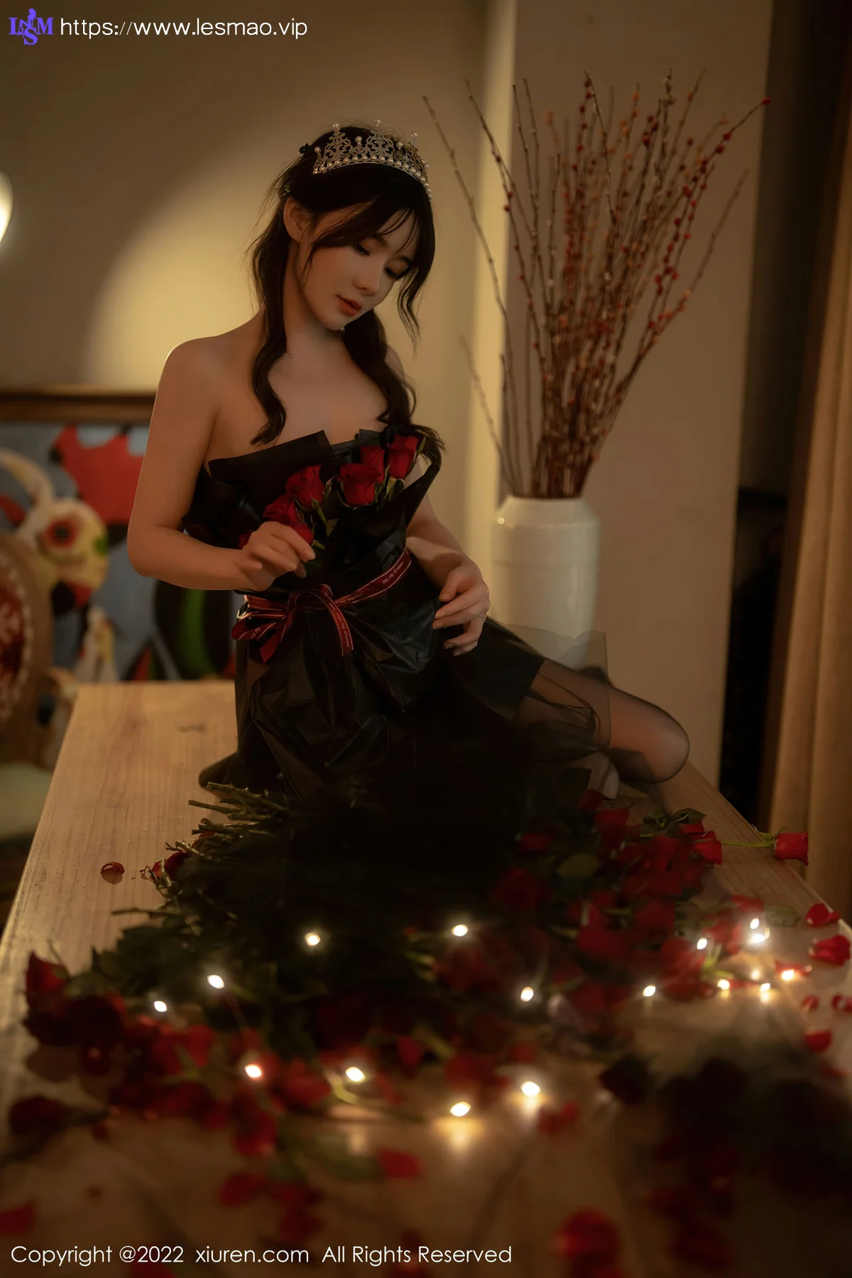 XiuRen 秀人 No.5552 魅惑黑丝 婠婠么 性感写真3 - 38