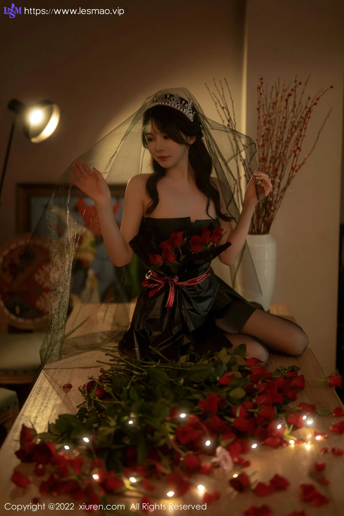XiuRen 秀人 No.5552 魅惑黑丝 婠婠么 性感写真3 - 40