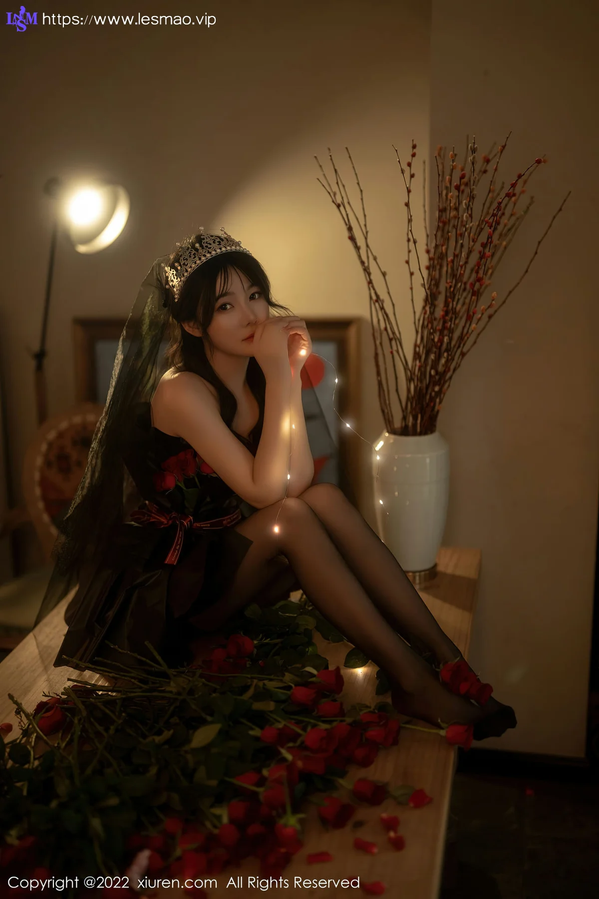 XiuRen 秀人 No.5552 魅惑黑丝 婠婠么 性感写真3 - 56