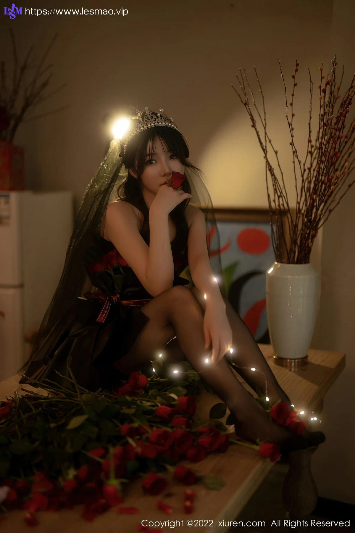 XiuRen 秀人 No.5552 魅惑黑丝 婠婠么 性感写真3 - 59