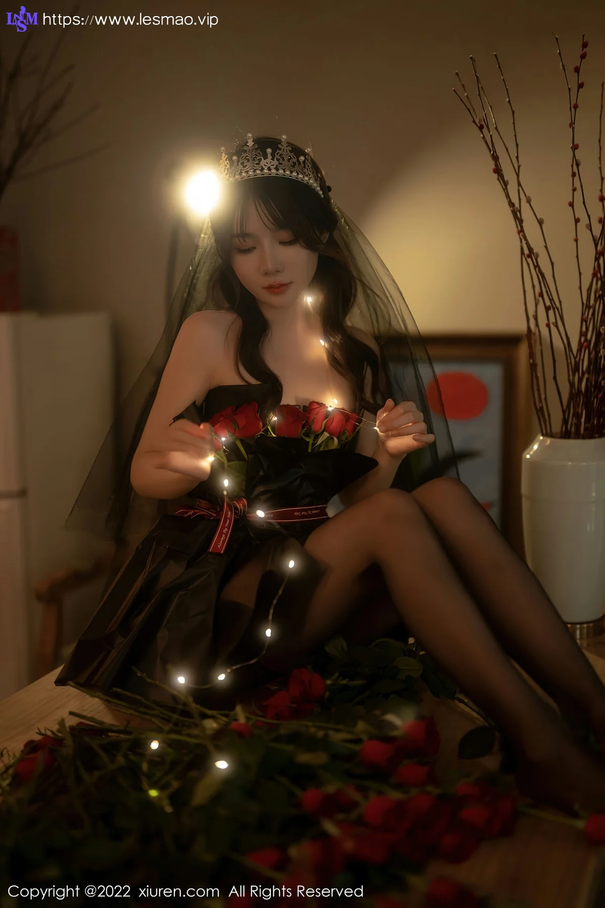 XiuRen 秀人 No.5552 魅惑黑丝 婠婠么 性感写真3 - 60