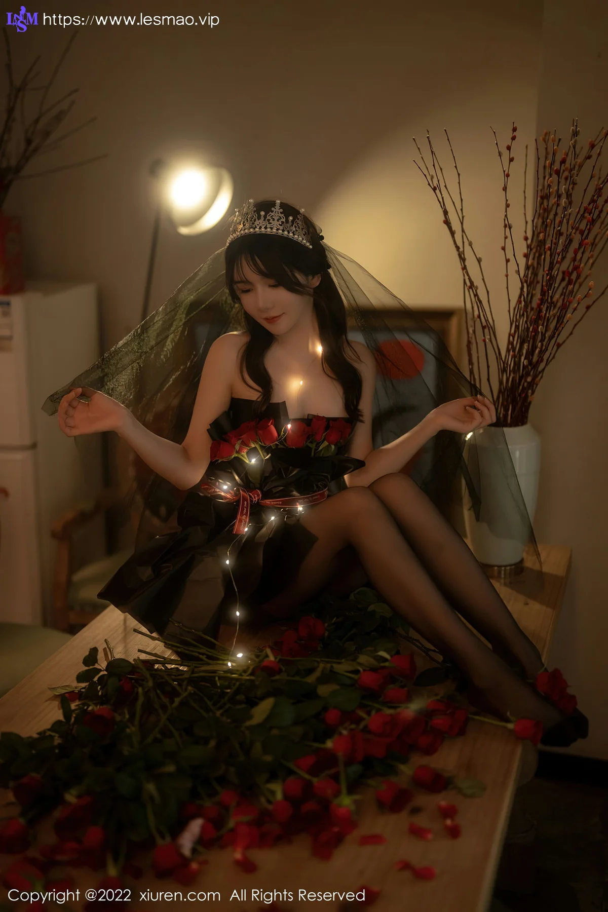 XiuRen 秀人 No.5552 魅惑黑丝 婠婠么 性感写真3 - 62