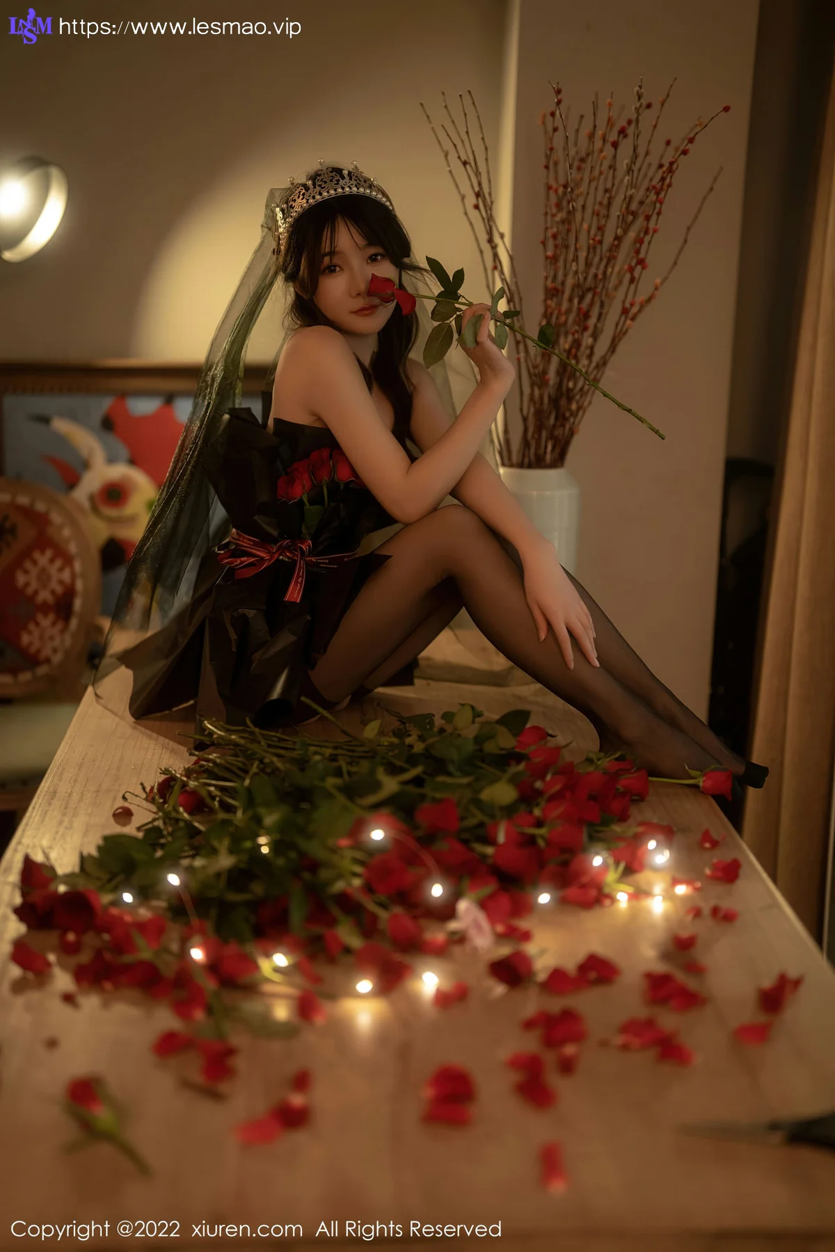 XiuRen 秀人 No.5552 魅惑黑丝 婠婠么 性感写真3 - 74