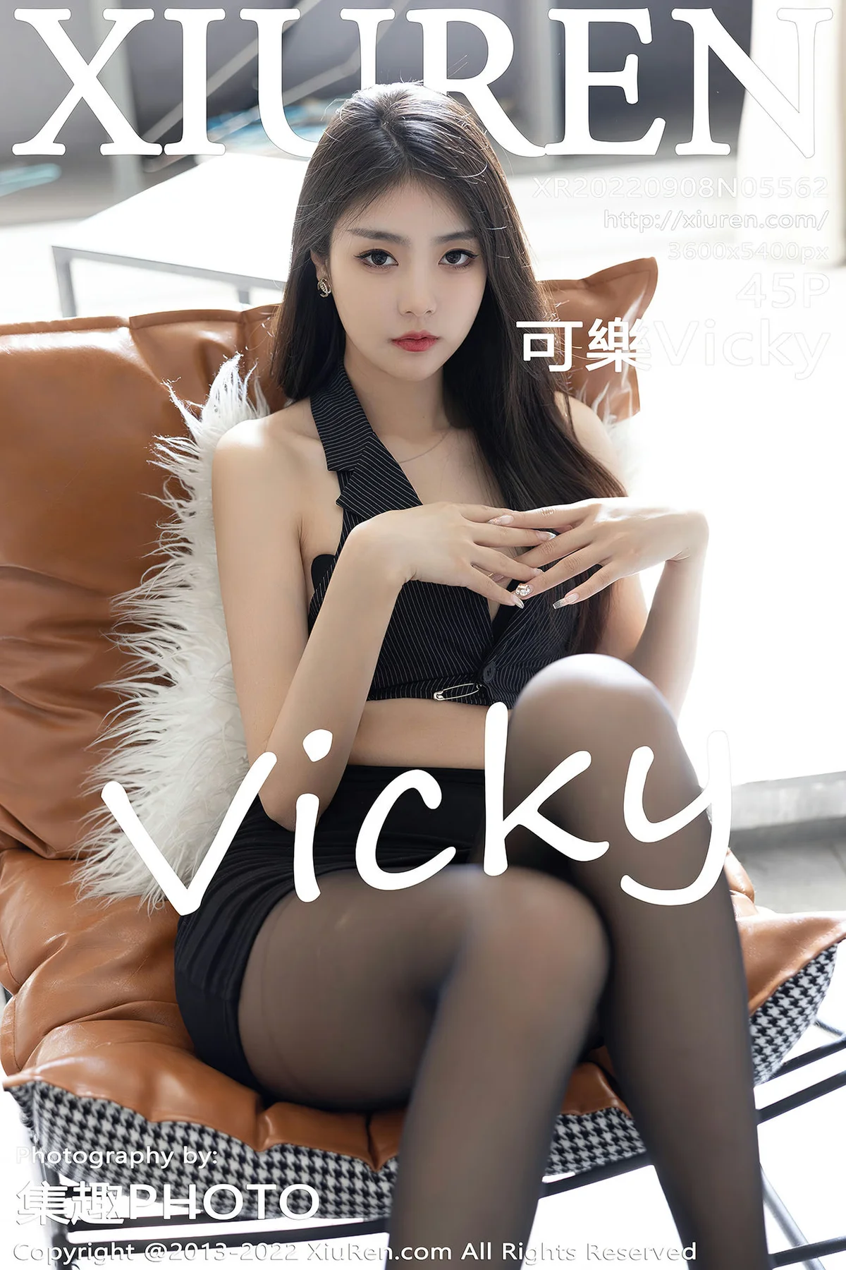 XiuRen 秀人 No.5562 黑丝短裙 可樂Vicky 性感写真2 - 46