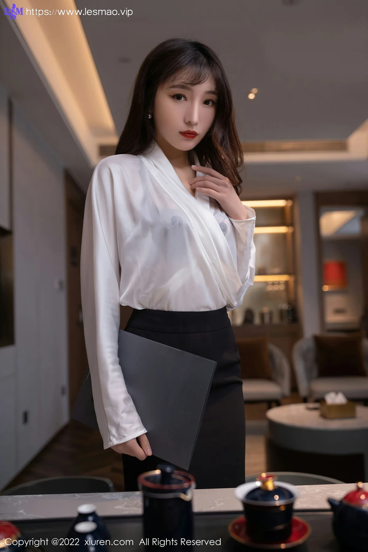 XiuRen 秀人 No.5564 蕾丝内衣 陆萱萱 性感私房 - 6