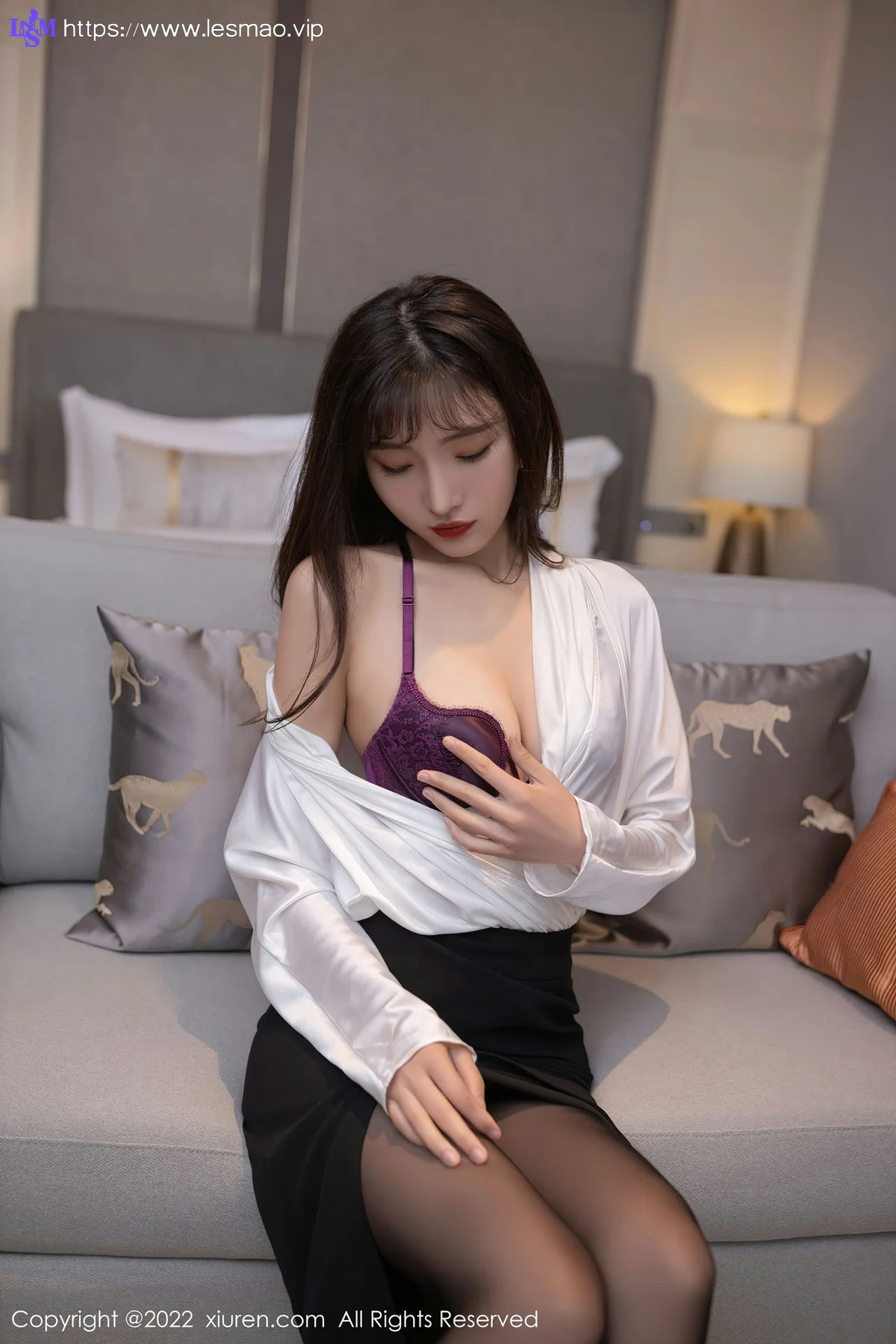 XiuRen 秀人 No.5564 蕾丝内衣 陆萱萱 性感私房 - 15