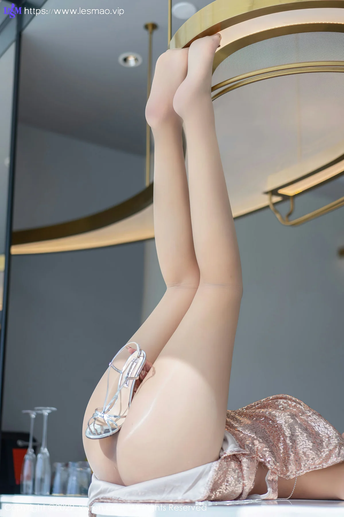 XiuRen 秀人 No.5567 张思允Nice粉色闪亮吊带性感写真 - 45