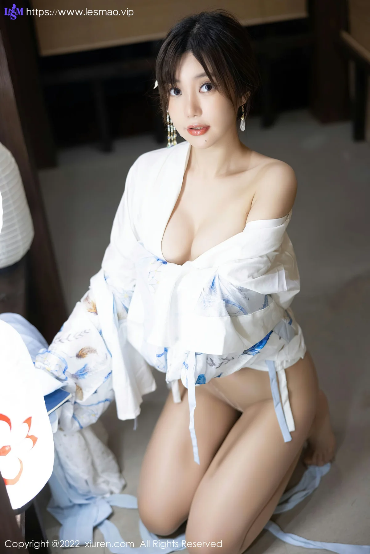 XiuRen 秀人 No.5569 汉服美女 绮里嘉ula 海南心愿旅拍11 - 43