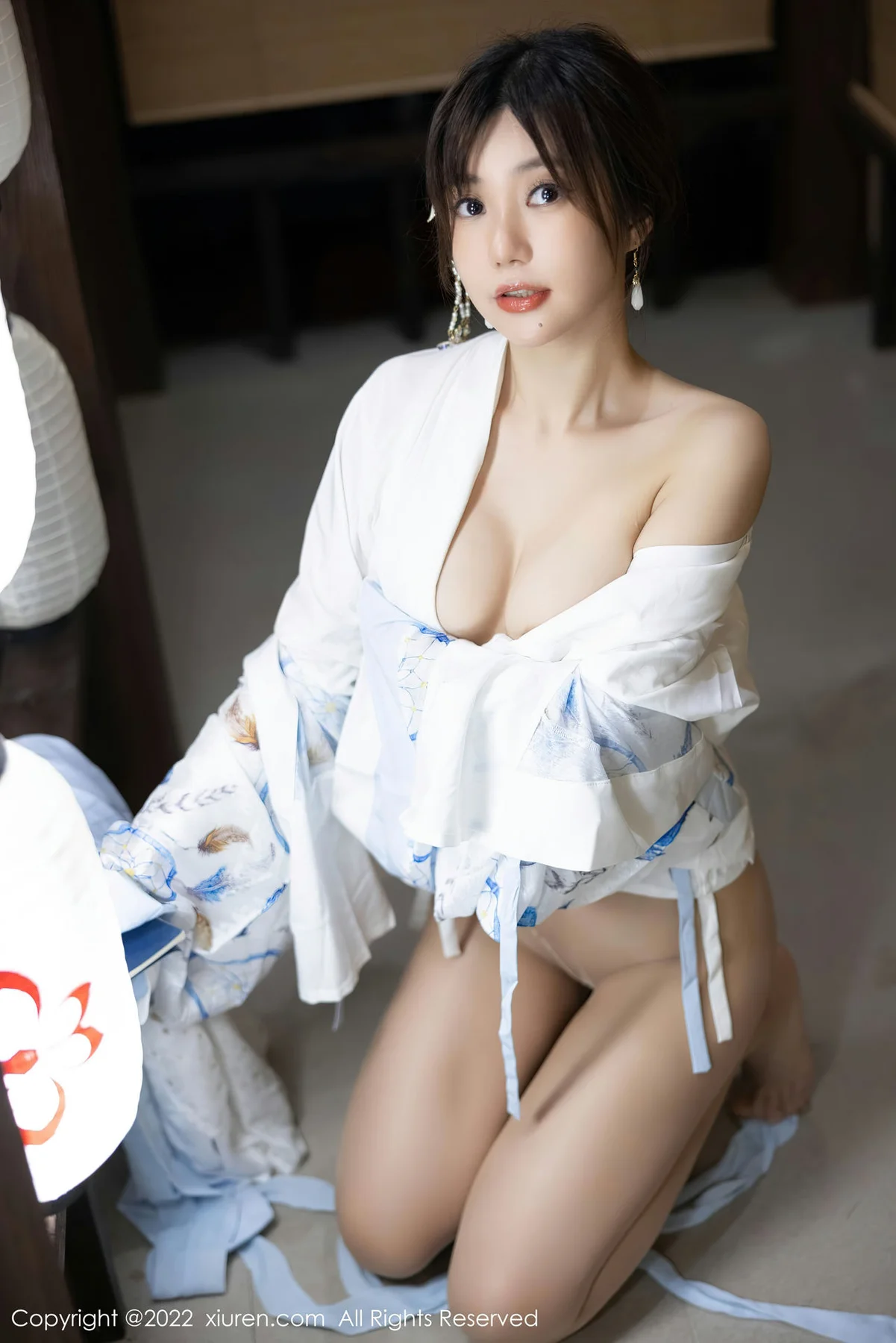 XiuRen 秀人 No.5569 汉服美女 绮里嘉ula 海南心愿旅拍11 - 44