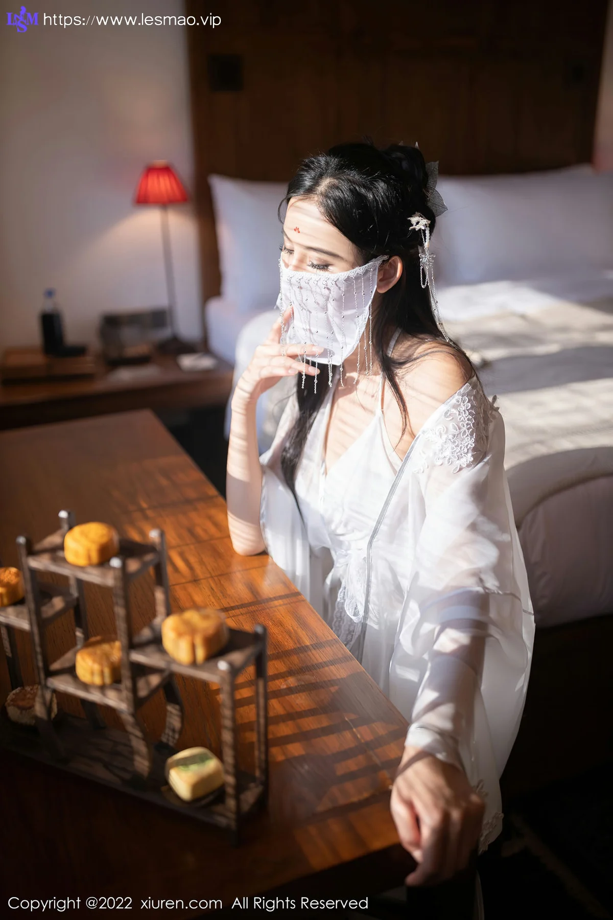 XiuRen 秀人 No.5573 就是阿朱啊 肚兜丁字裤甜点 - 4