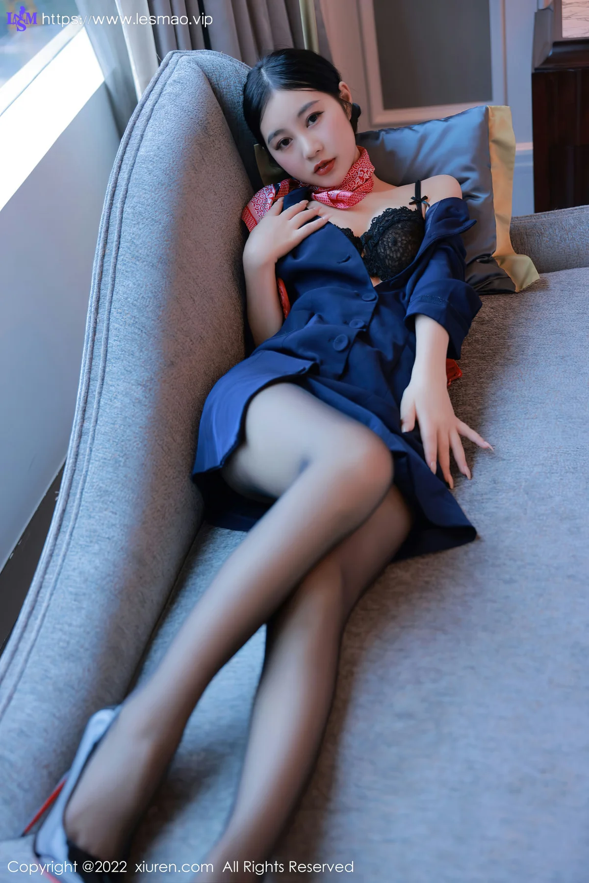 XiuRen 秀人 No.5579 谢晚晚 空姐制服 - 22