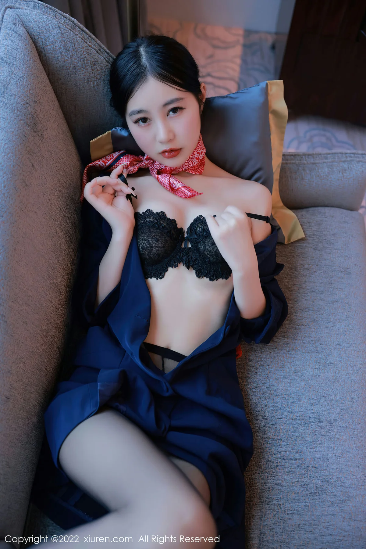 XiuRen 秀人 No.5579 谢晚晚 空姐制服 - 30