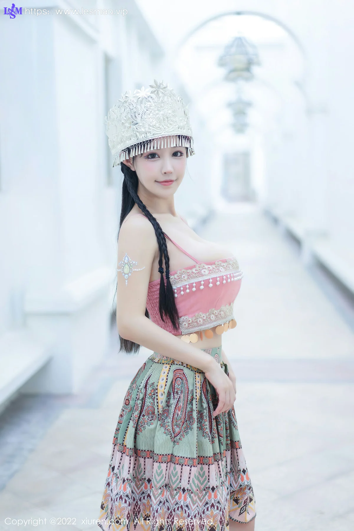 XiuRen 秀人 No.5615 朱可儿Flora 民族服饰西双版纳旅拍11 - 5