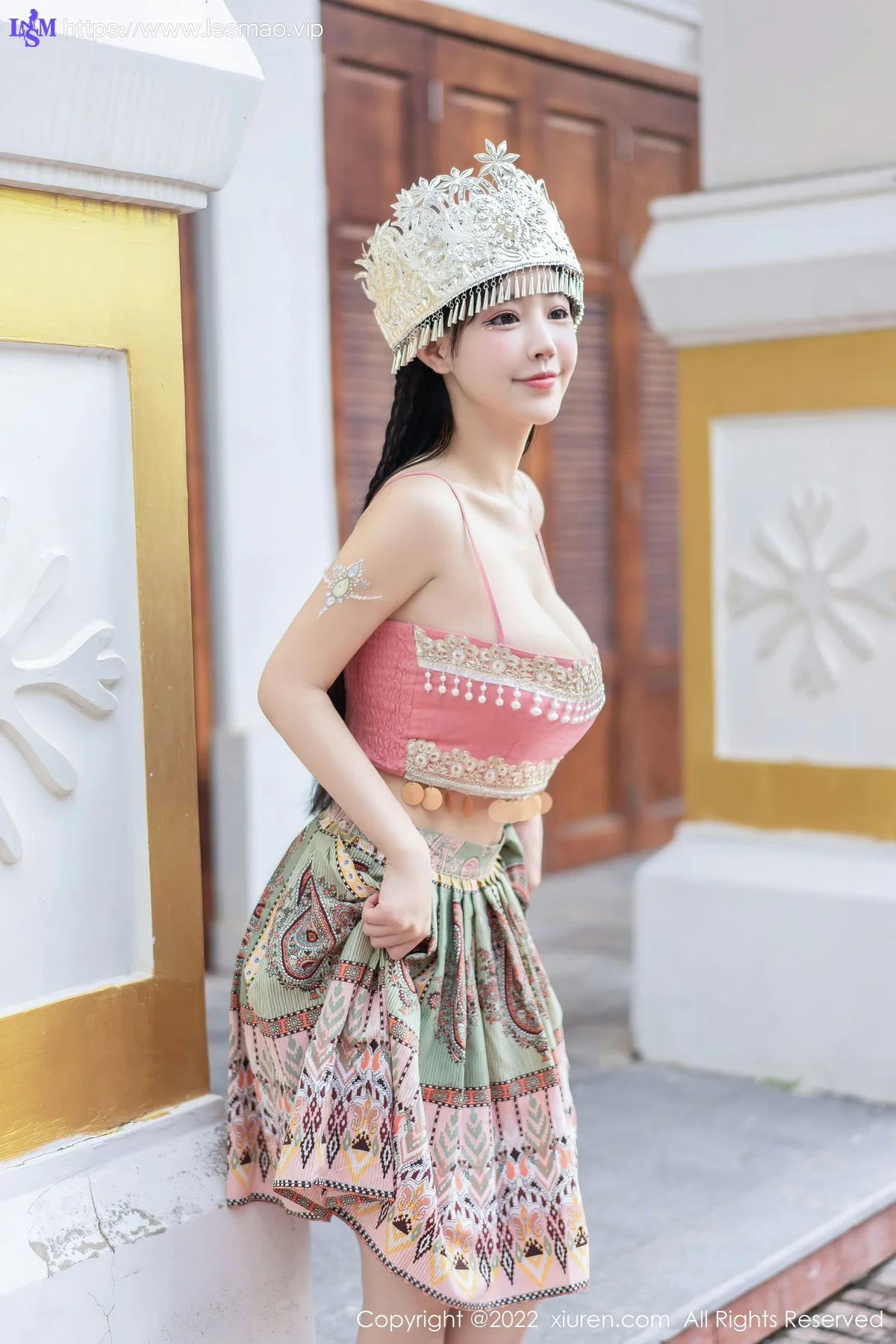 XiuRen 秀人 No.5615 朱可儿Flora 民族服饰西双版纳旅拍11 - 12