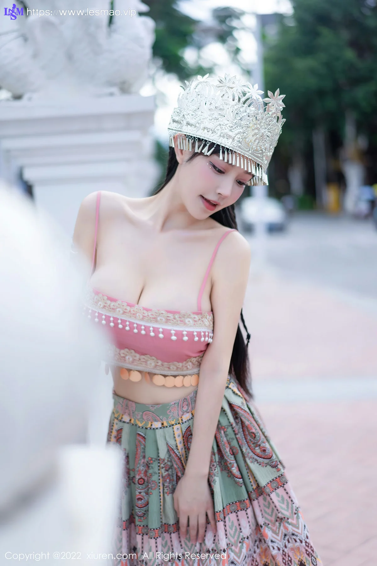 XiuRen 秀人 No.5615 朱可儿Flora 民族服饰西双版纳旅拍11 - 18